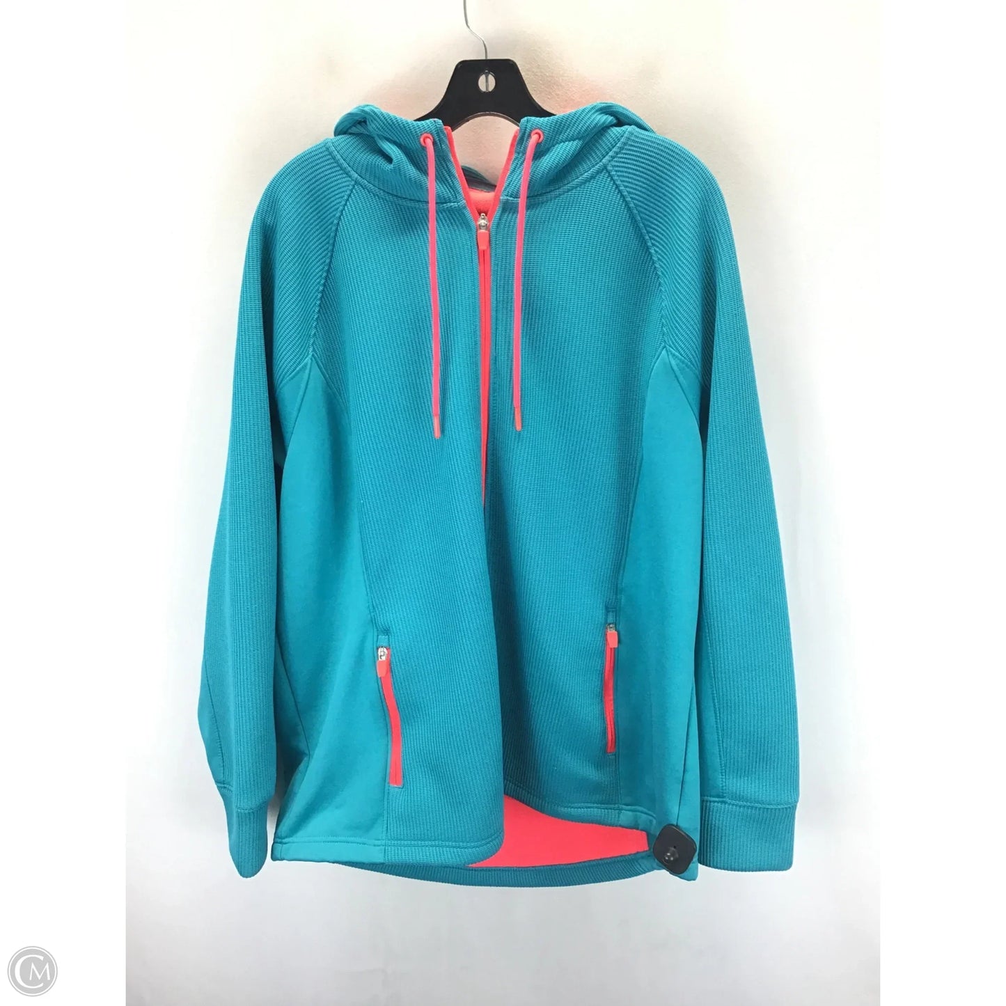 Jacket Other By Clothes Mentor In Aqua, Size: 1x