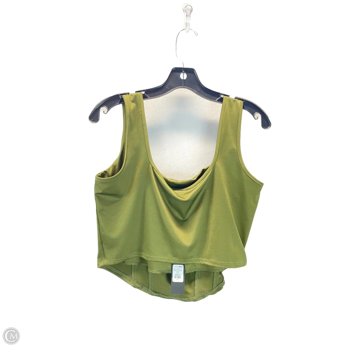 Top Sleeveless By Fashion Nova In Green, Size: 2x