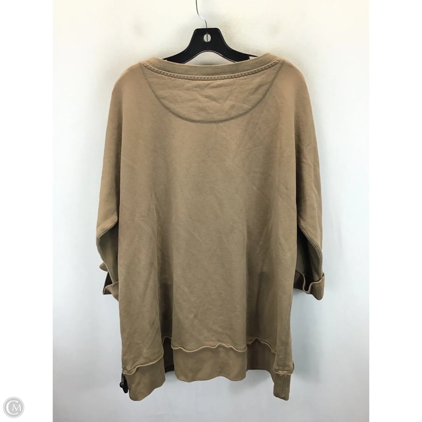 Top Long Sleeve By Soft Surroundings In Brown, Size: Lp