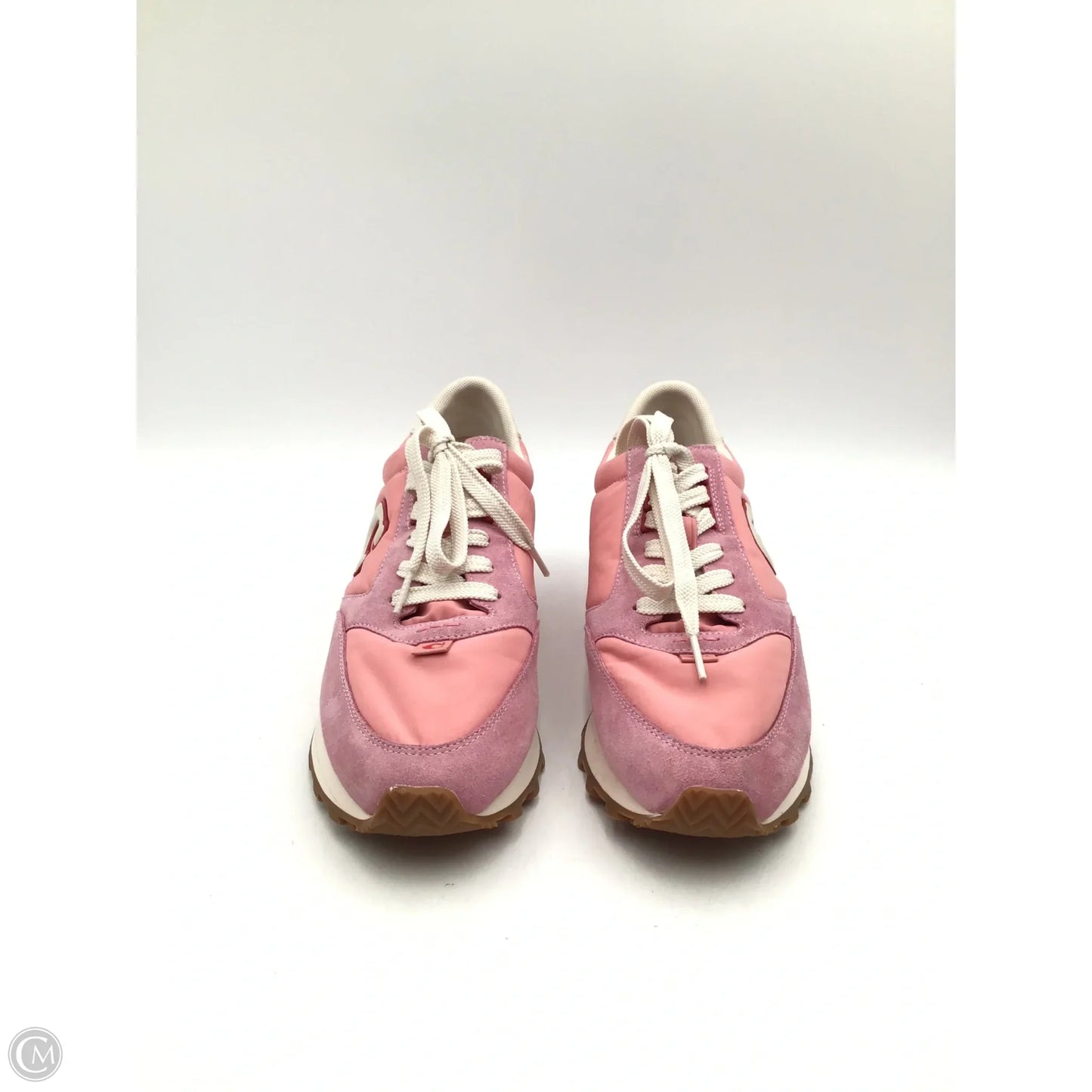 Shoes Designer By Coach In Pink & Red, Size: 9.5
