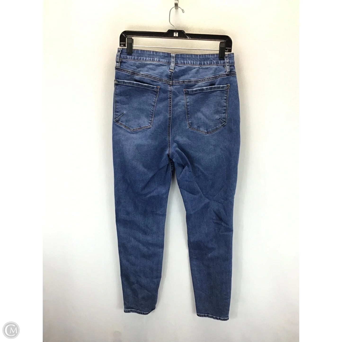 Jeans Skinny By New York And Co In Blue Denim, Size: 12