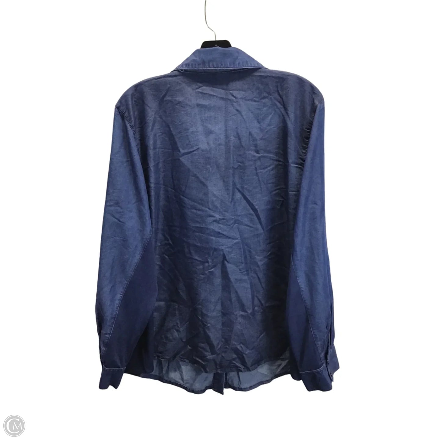 Top Long Sleeve By Ashley Stewart In Blue, Size: 16