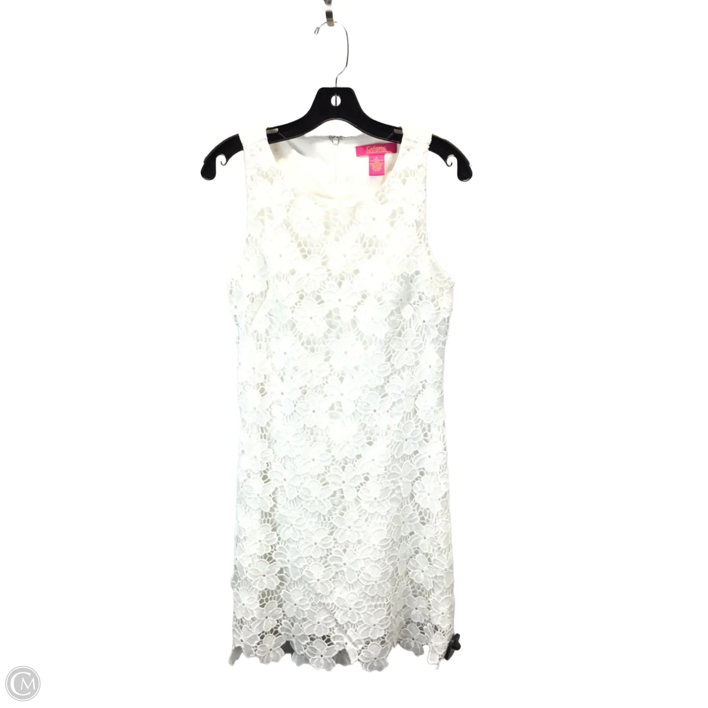 Dress Casual Midi By Catherine Malandrino In White, Size: 6