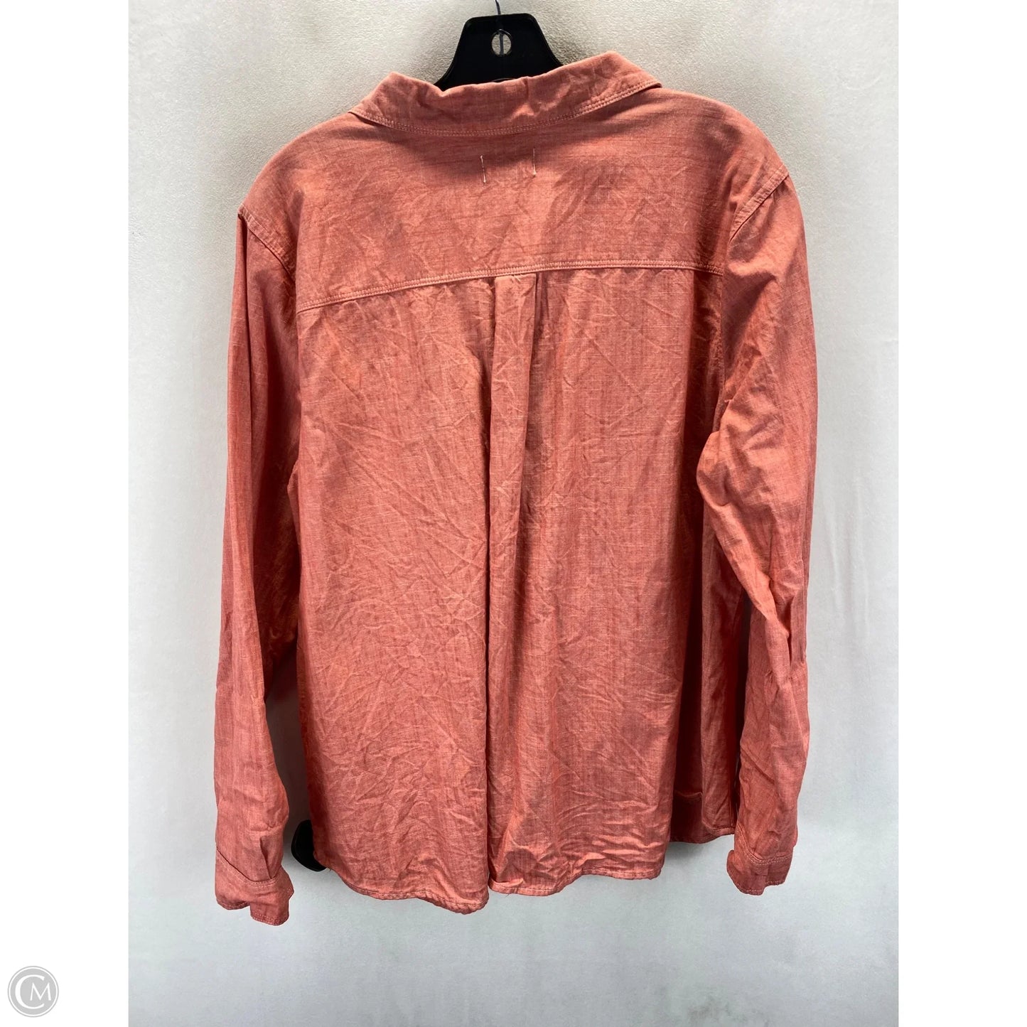 Top Long Sleeve By Old Navy In Peach, Size: Xl