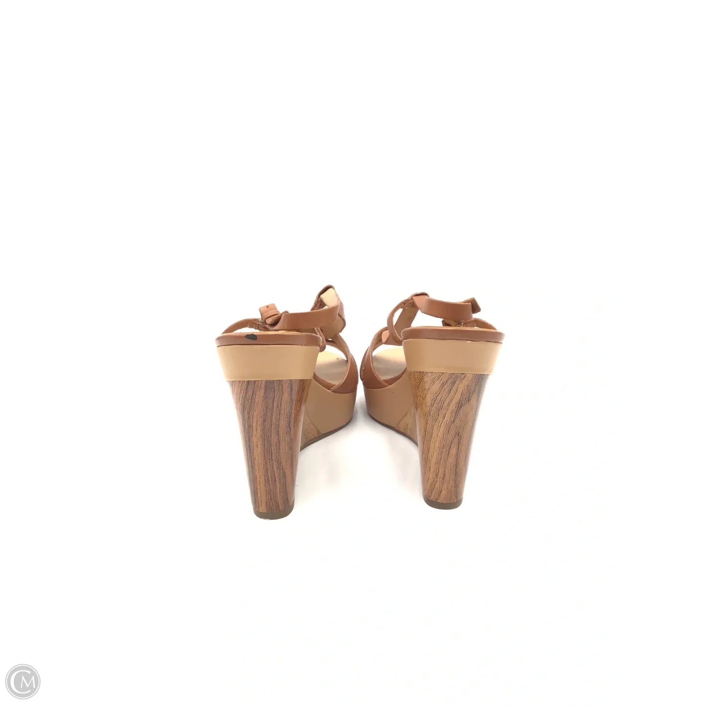 Sandals Heels Wedge By Bandolino In Brown, Size: 11