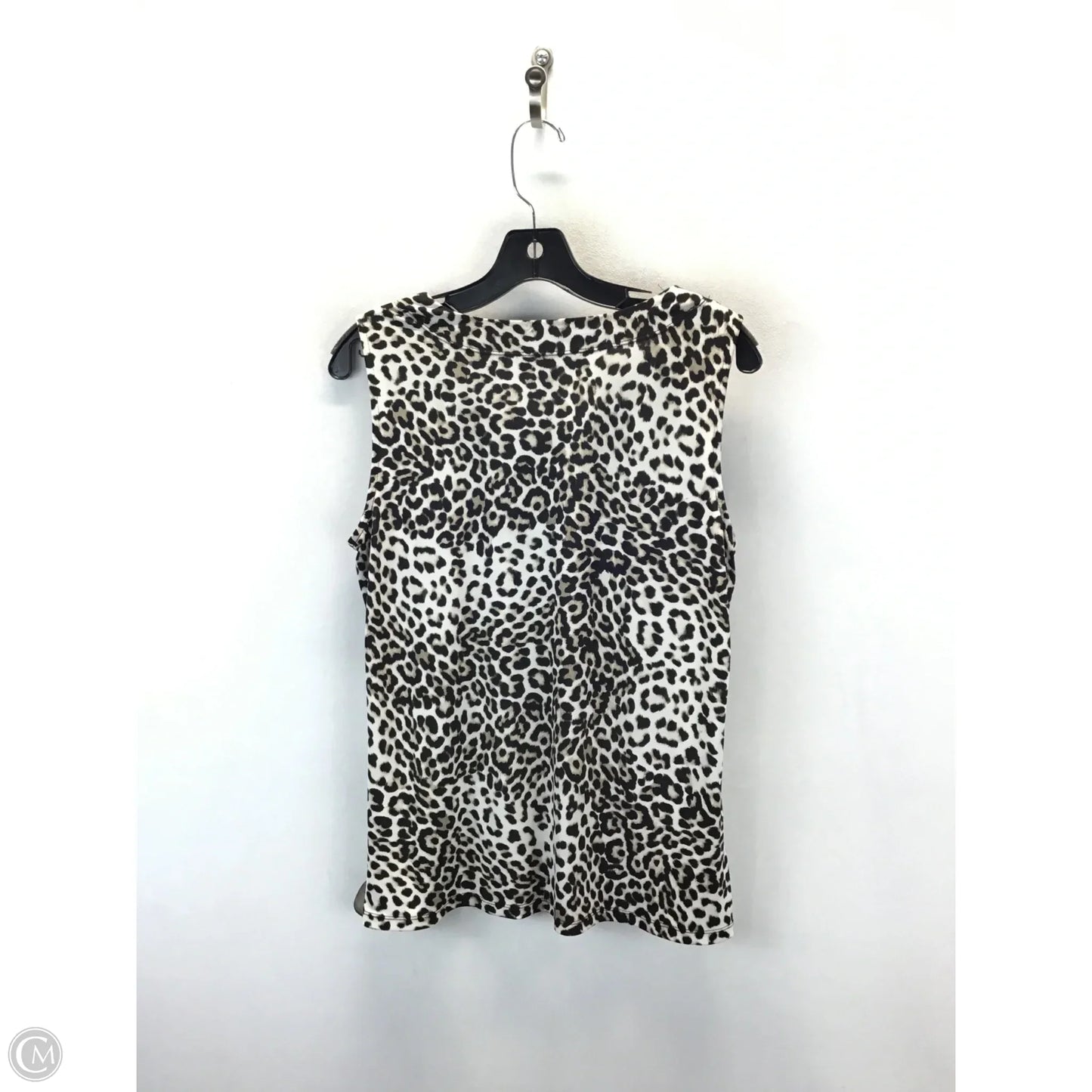 Top Sleeveless By Kasper In Animal Print, Size: M