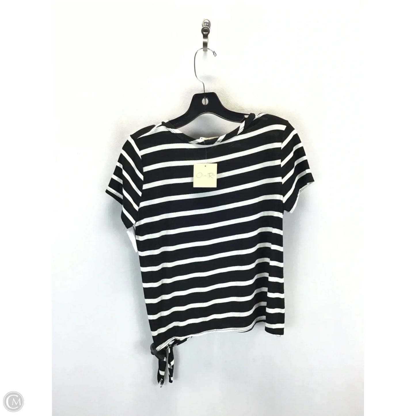 Top Short Sleeve By Clothes Mentor In Striped Pattern, Size: L