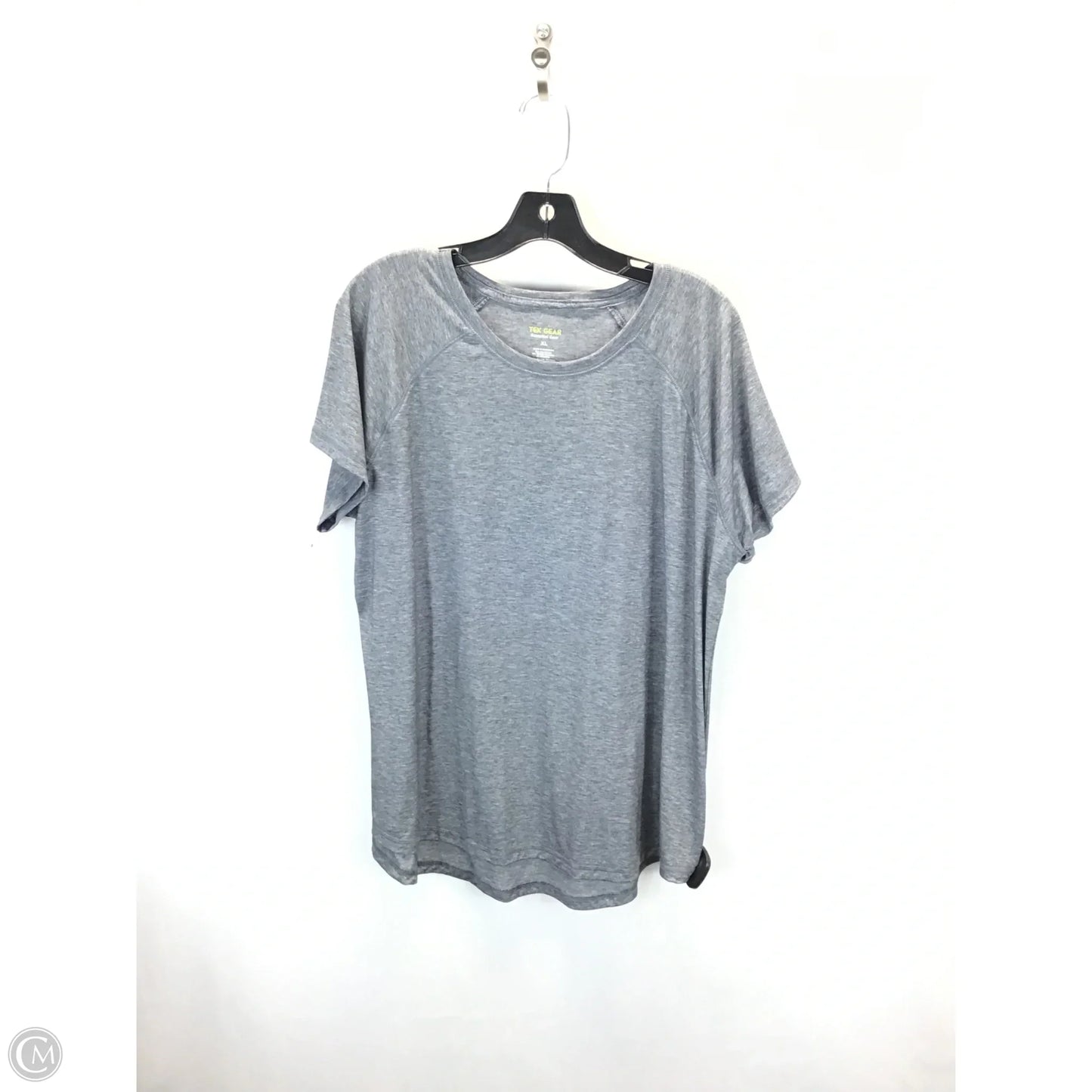 Top Short Sleeve By Tek Gear In Grey, Size: Xl