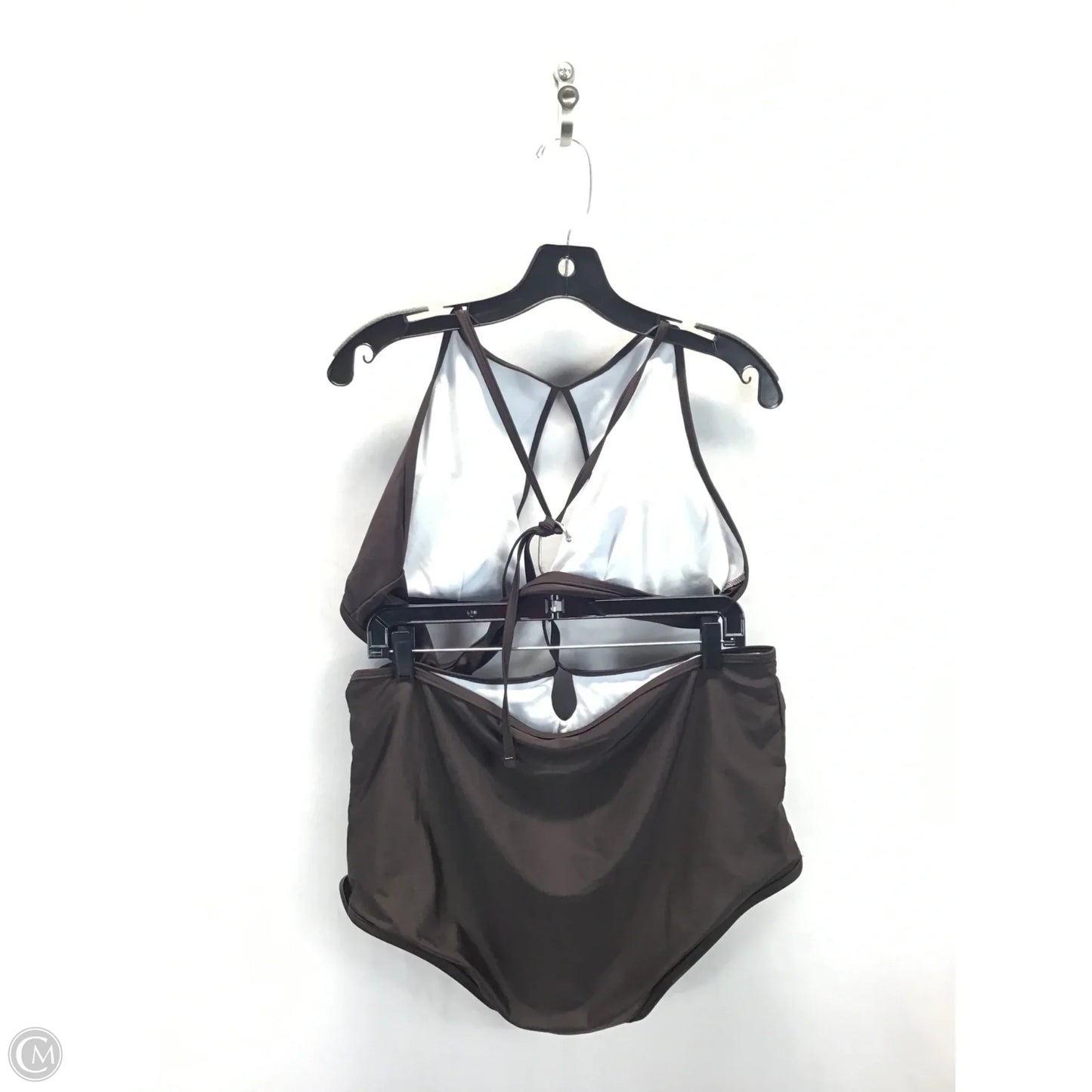 Swimsuit By Clothes Mentor In Brown, Size: 3x
