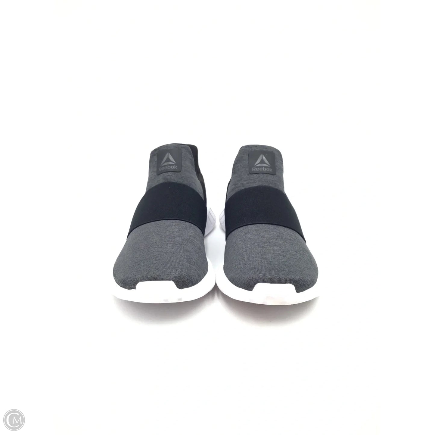 Shoes Athletic By Reebok In Black & Grey, Size: 7.5