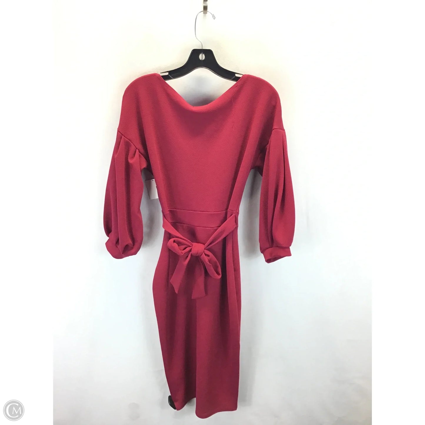 Dress Casual Midi By Boohoo Boutique In Red, Size: 14