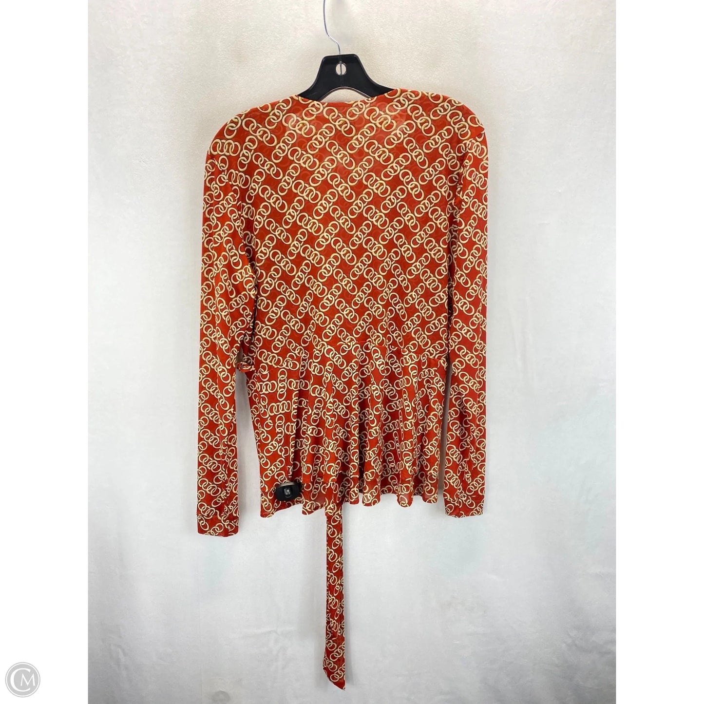 Top Long Sleeve By Cabi In Multi-colored, Size: M
