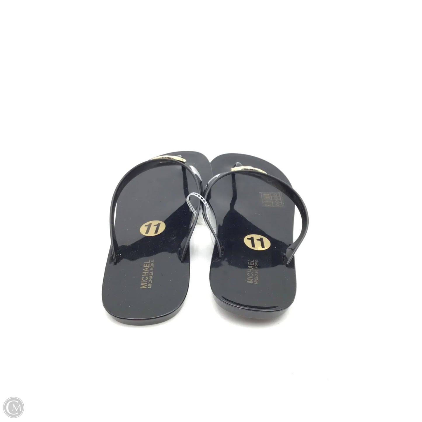 Sandals Designer By Michael Kors In Black, Size: 11