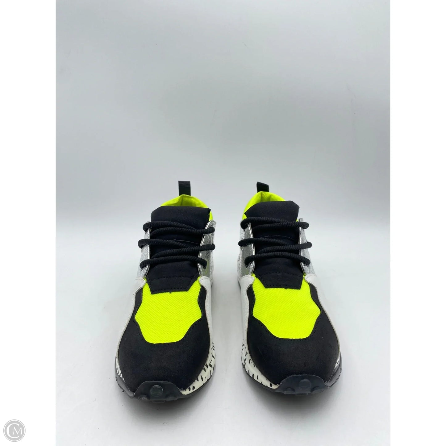Shoes Athletic By Steve Madden In Black & Green, Size: 8