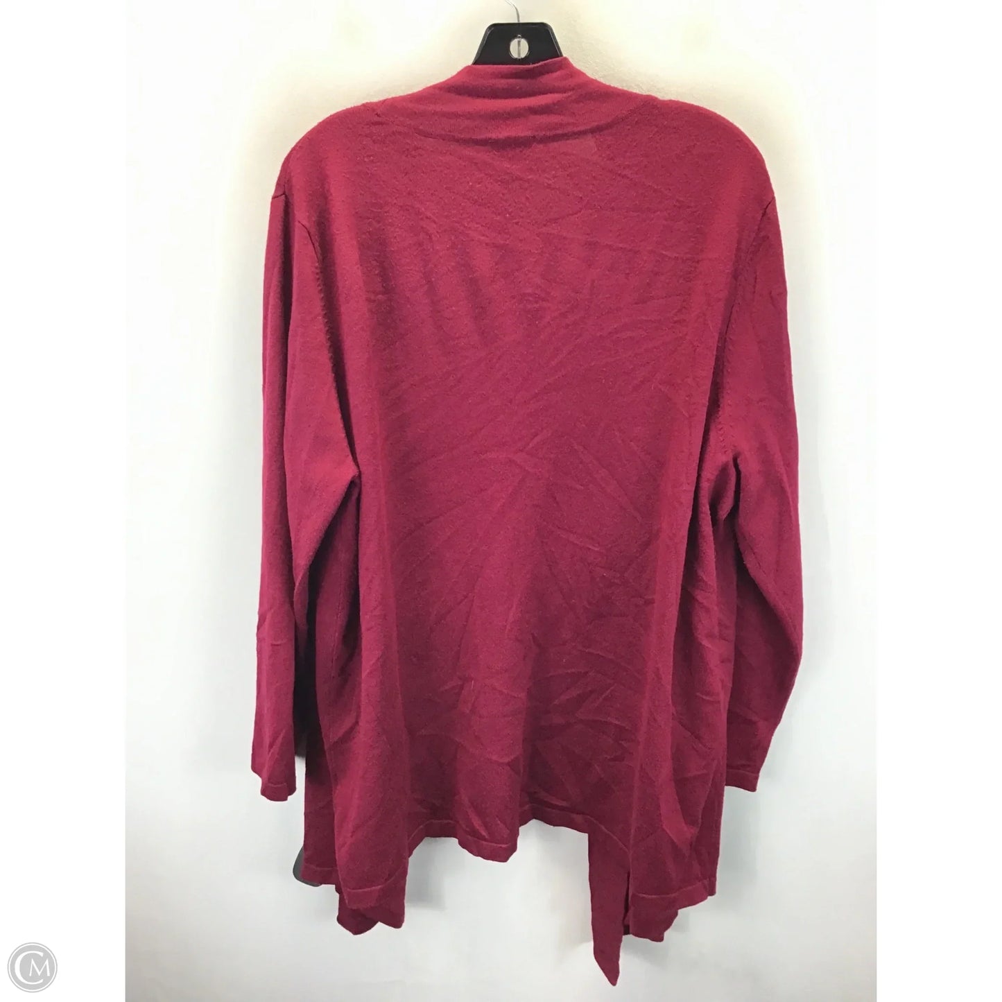 Cardigan By Avenue In Red, Size: 22