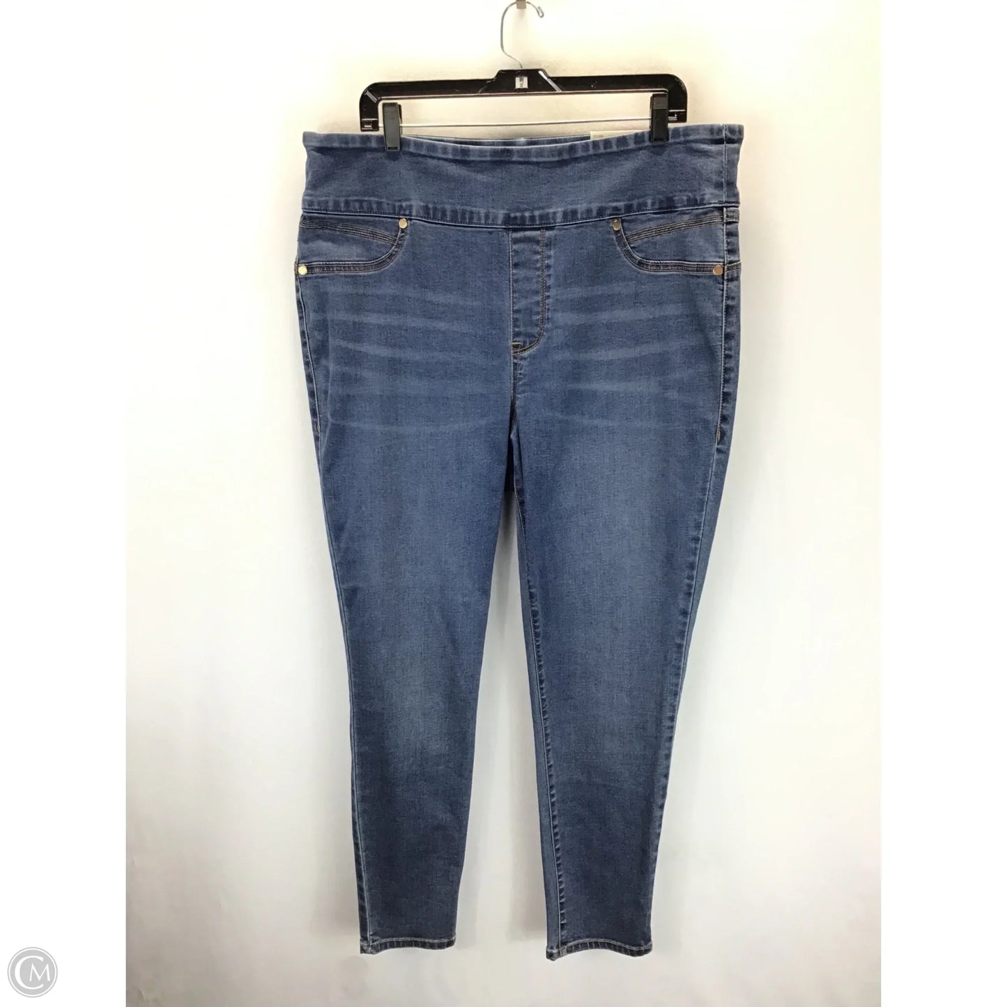 Jeans Straight By Seven 7 In Blue, Size: 18