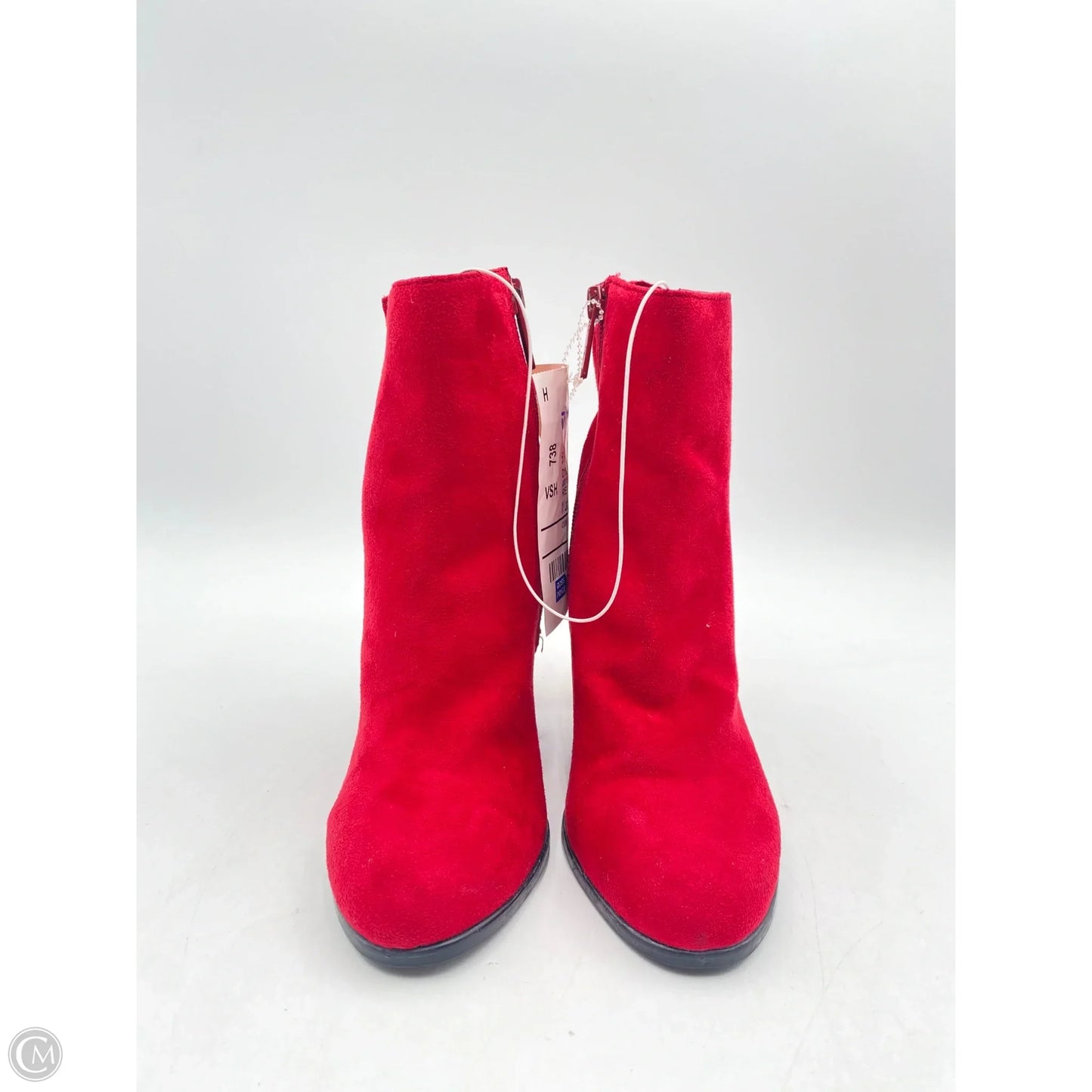 Boots Ankle Heels By Impo In Red, Size: 5.5
