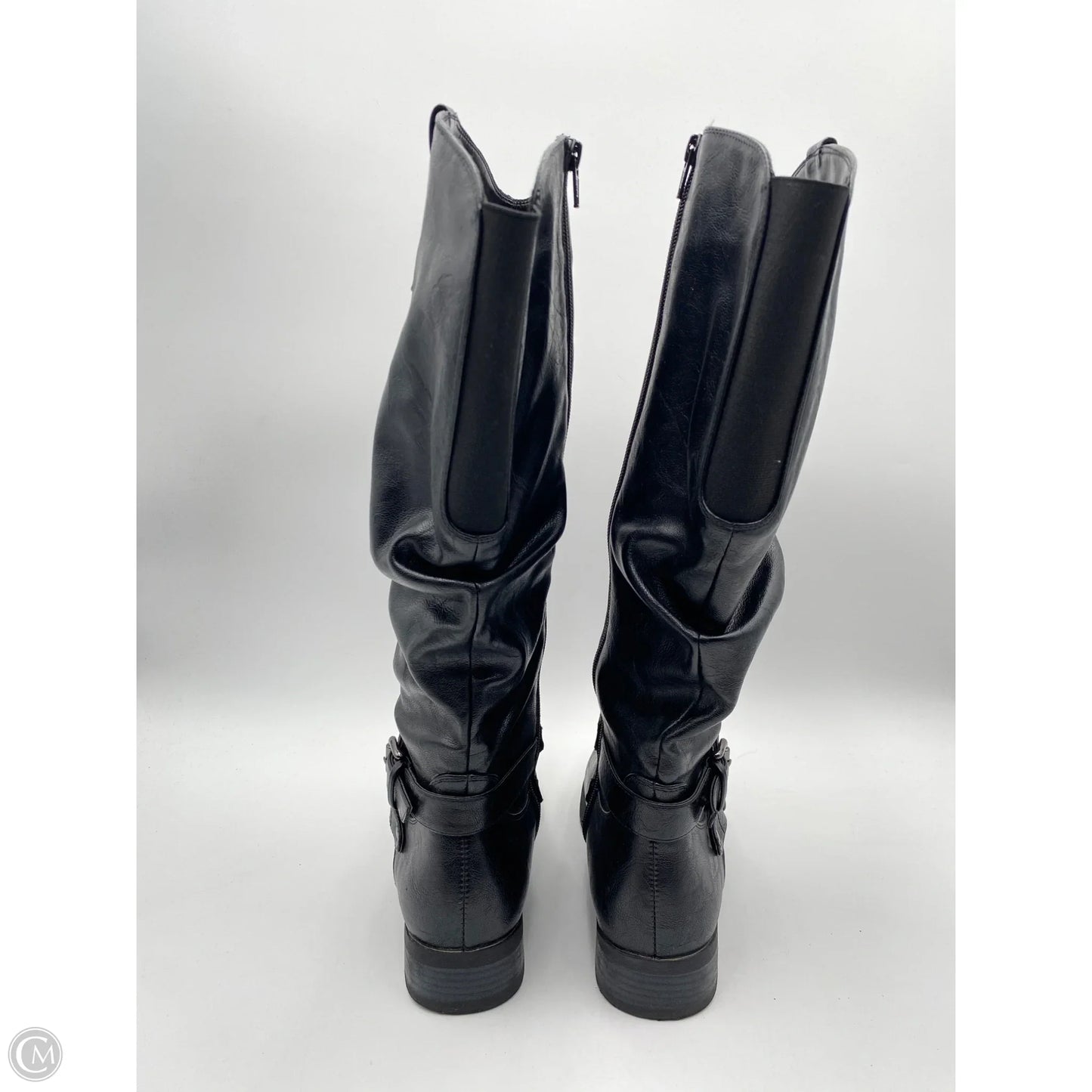 Boots Knee Flats By White Mountain In Black, Size: 10