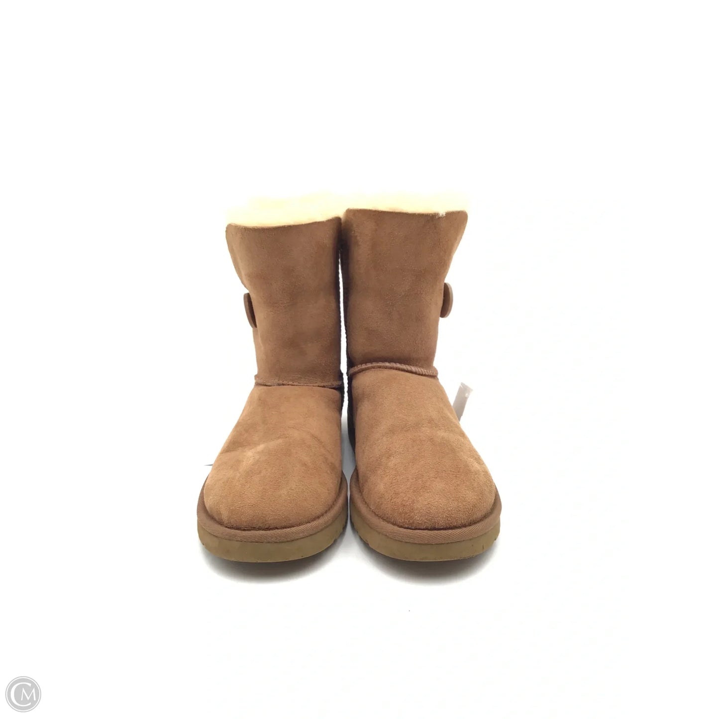 Boots Designer By Ugg In Brown, Size: 7