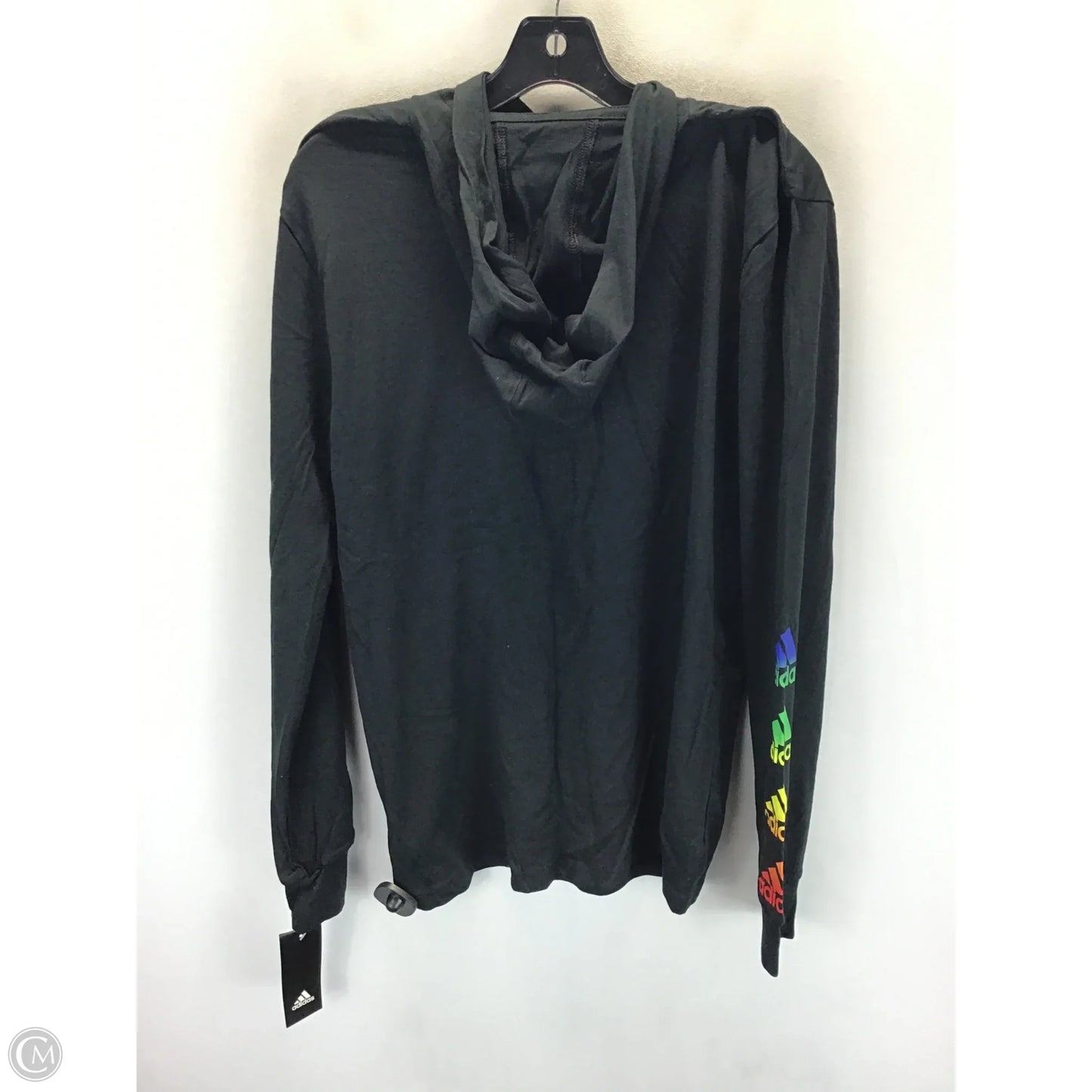 Top Long Sleeve By Adidas In Black, Size: Xl