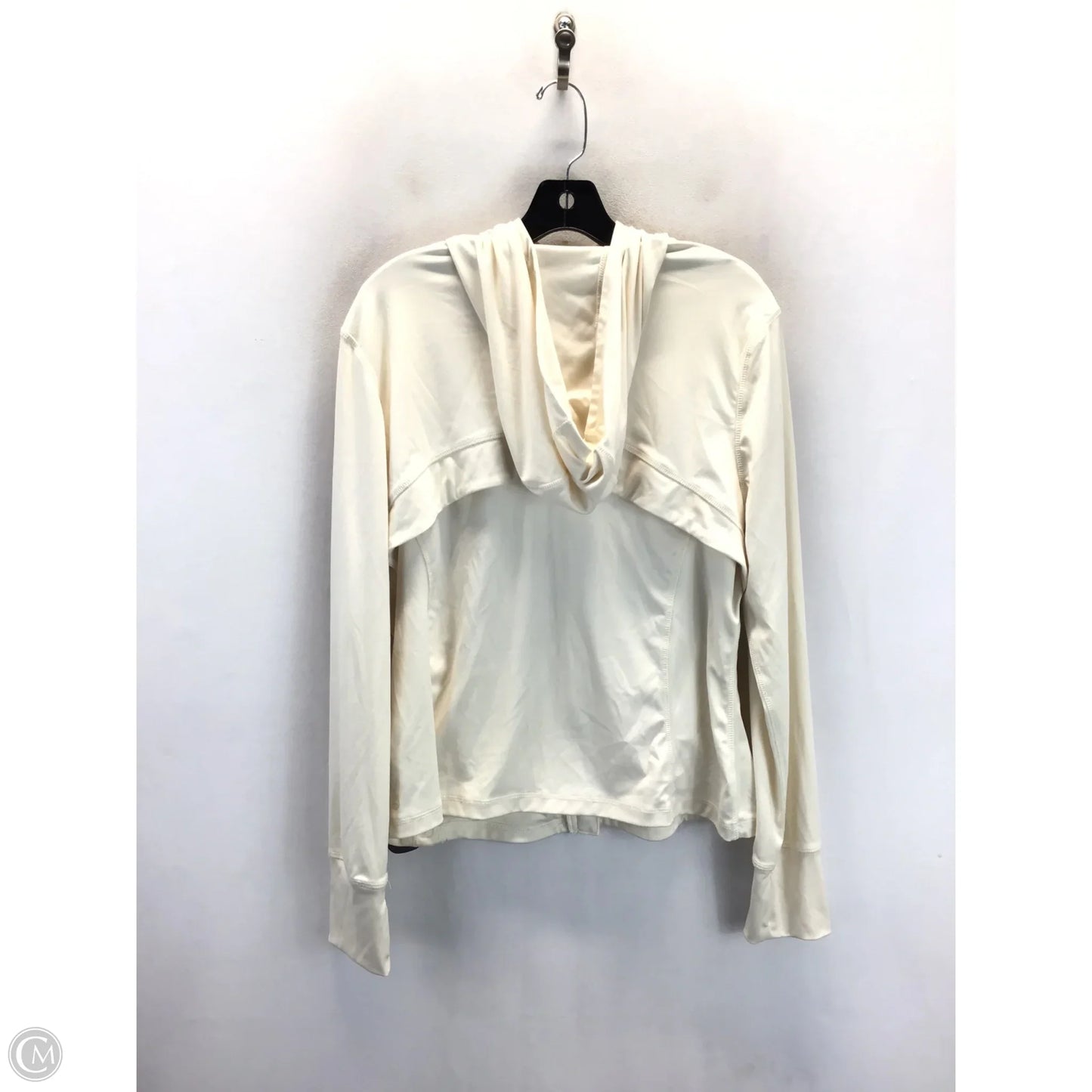 Athletic Jacket By Danskin In Cream, Size: Xl