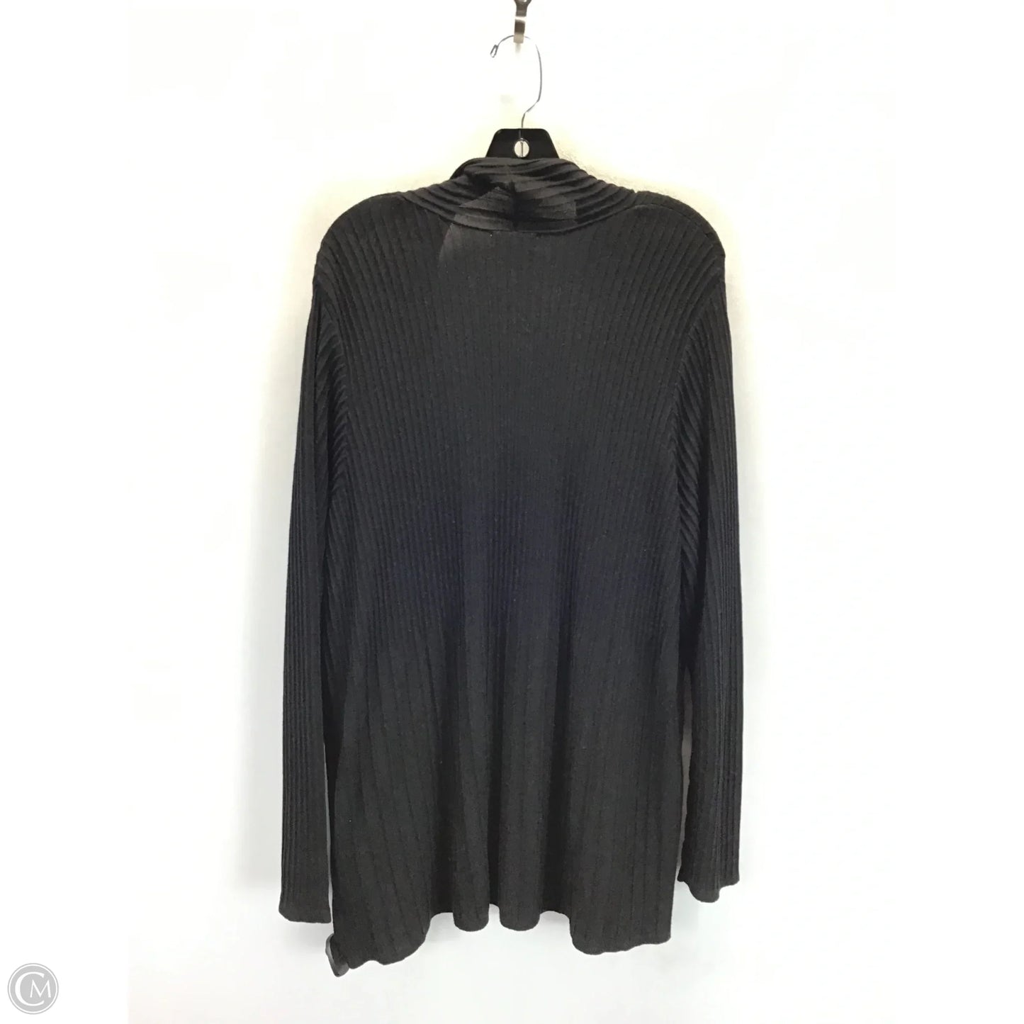 Cardigan By Charter Club In Black, Size: 2x
