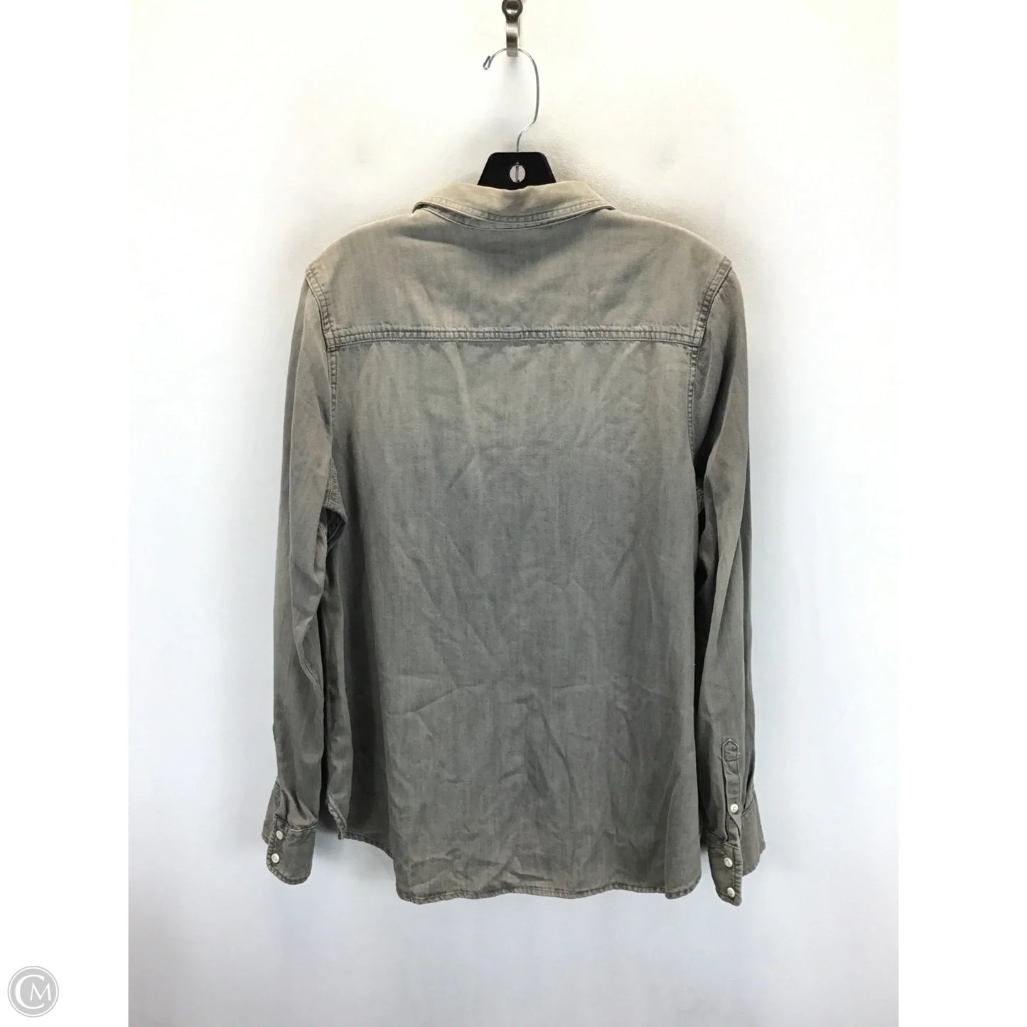 Top Long Sleeve By Merona In Grey, Size: Xl