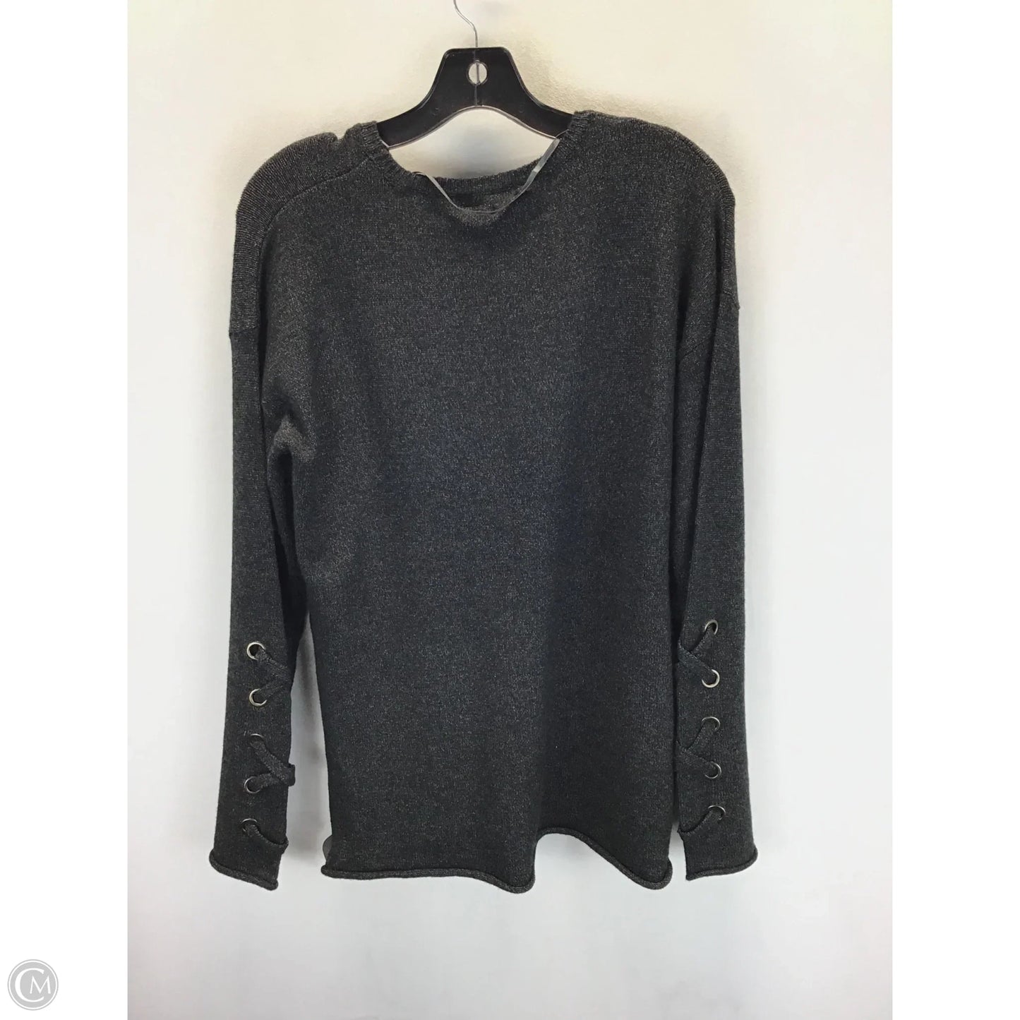 Top Long Sleeve By Cable And Gauge In Black, Size: M