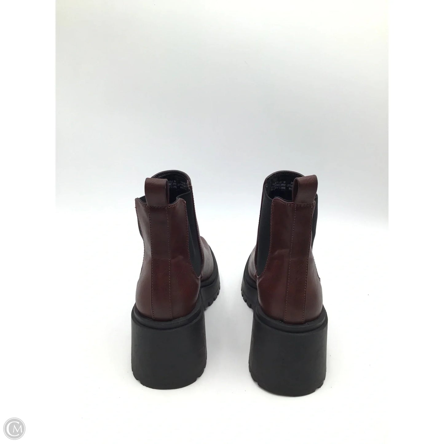 Boots Ankle Heels By Madden Girl In Brown, Size: 9