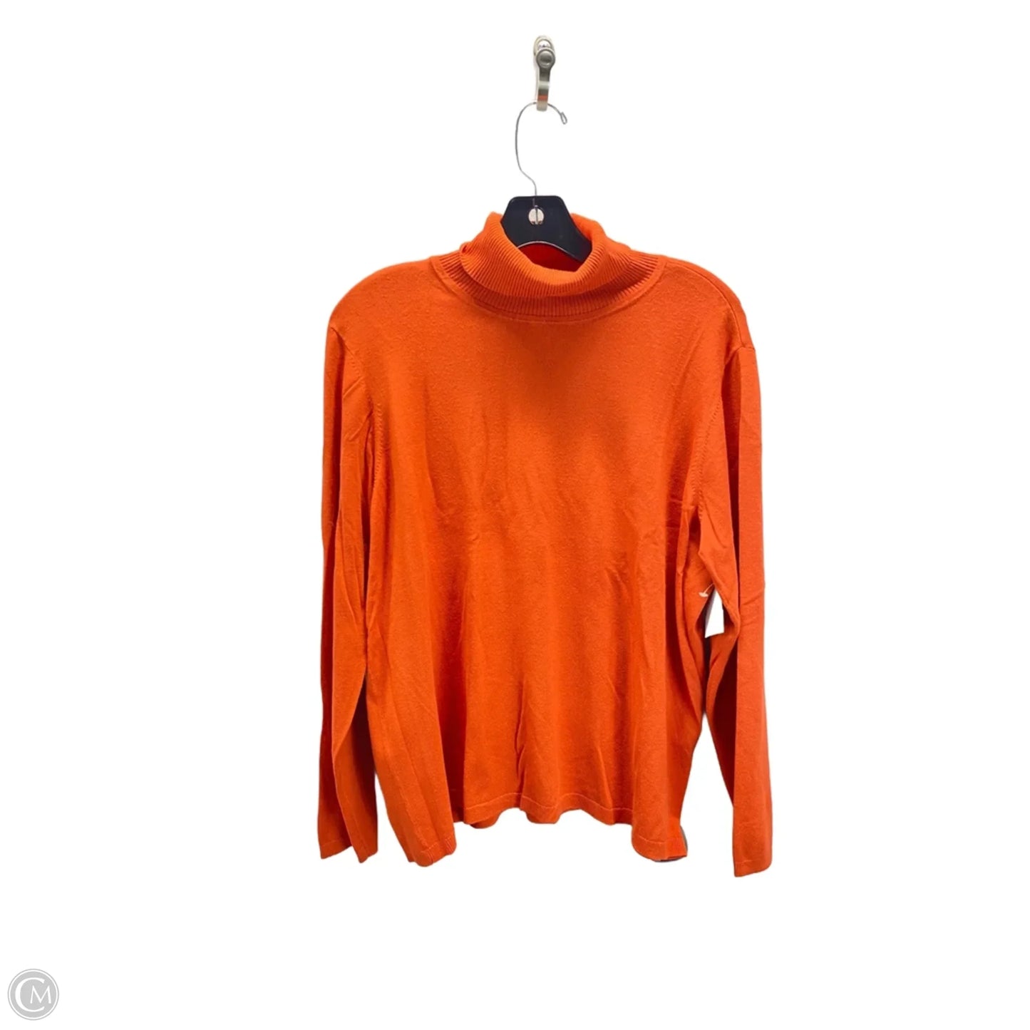 Top Long Sleeve By Chicos In Orange, Size: Xl