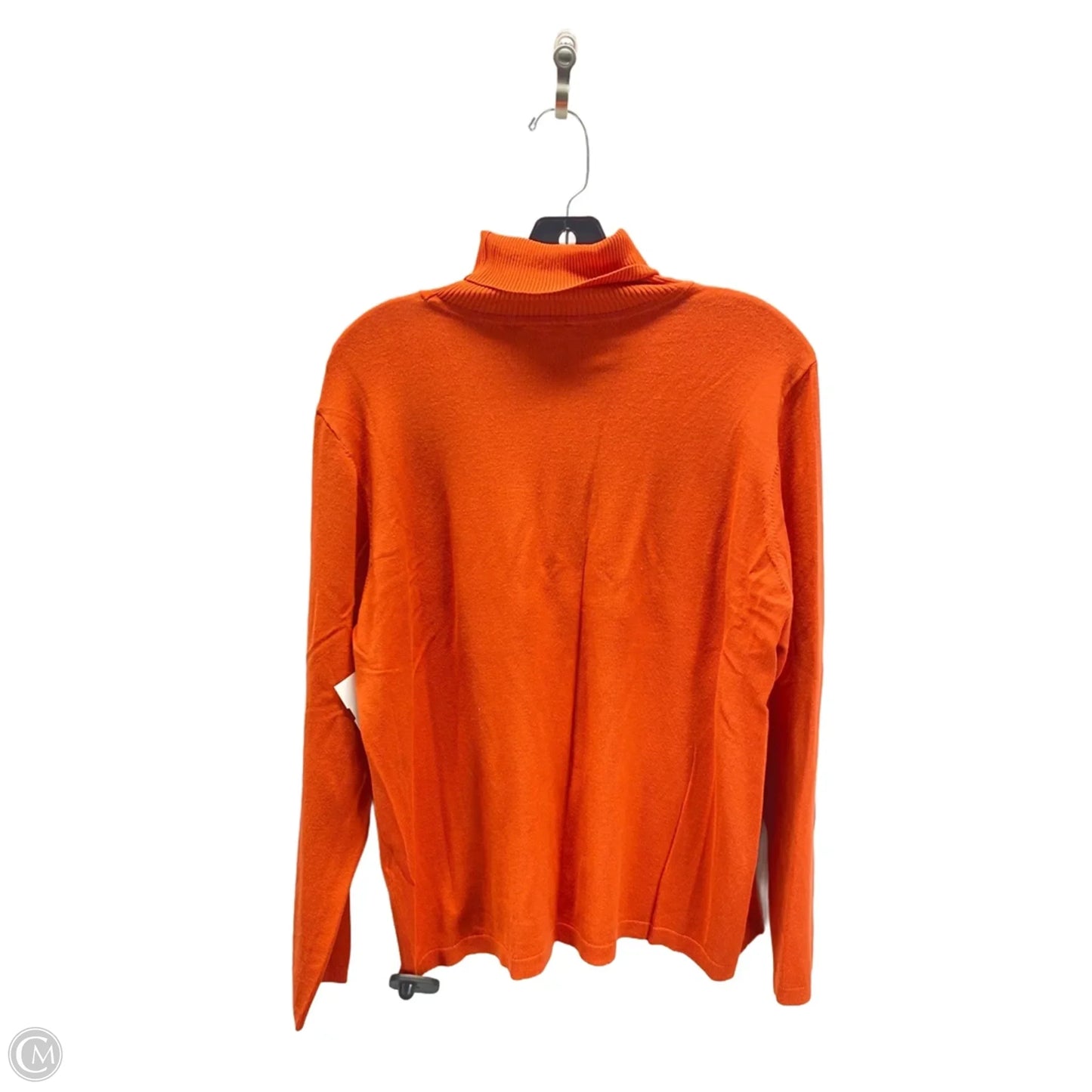 Top Long Sleeve By Chicos In Orange, Size: Xl
