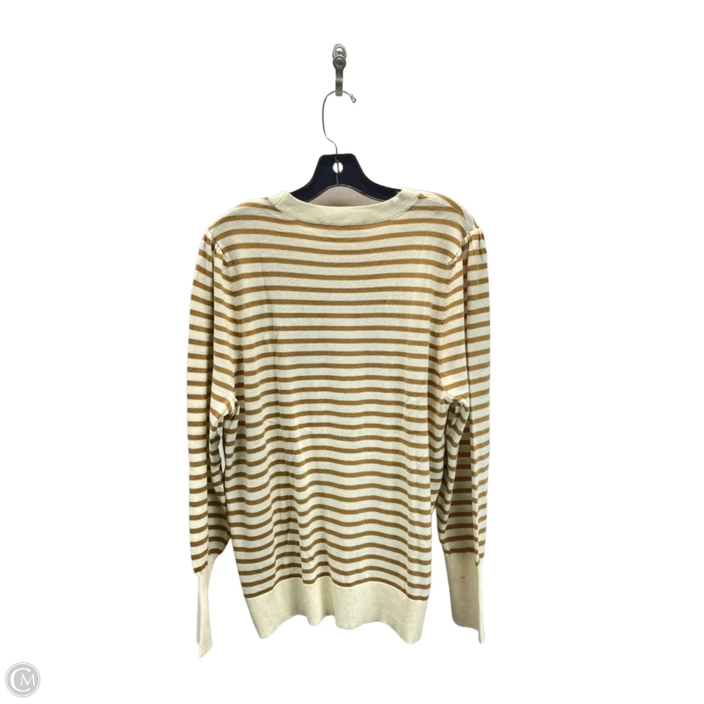 Sweater By Loft In Striped Pattern, Size: Xl