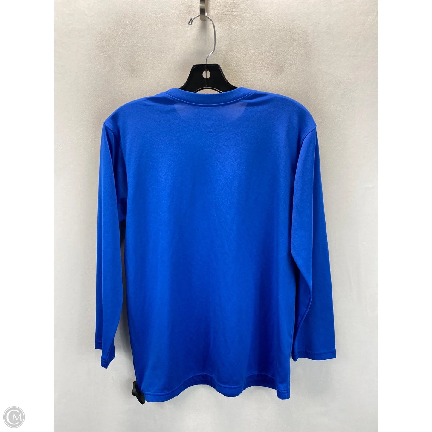 Athletic Top Long Sleeve Crewneck By Nike Apparel In Blue, Size: L