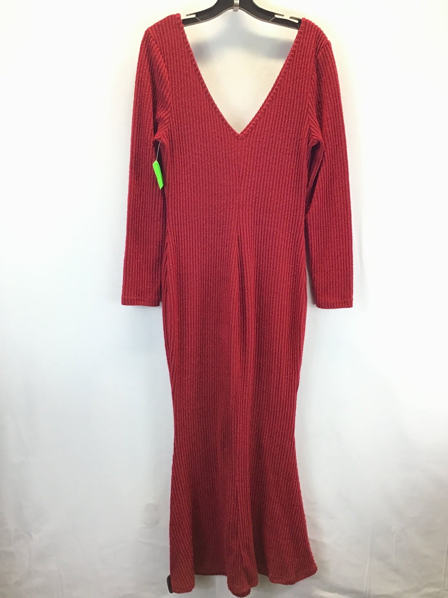Dress Casual Maxi By Shein In Red, Size: L