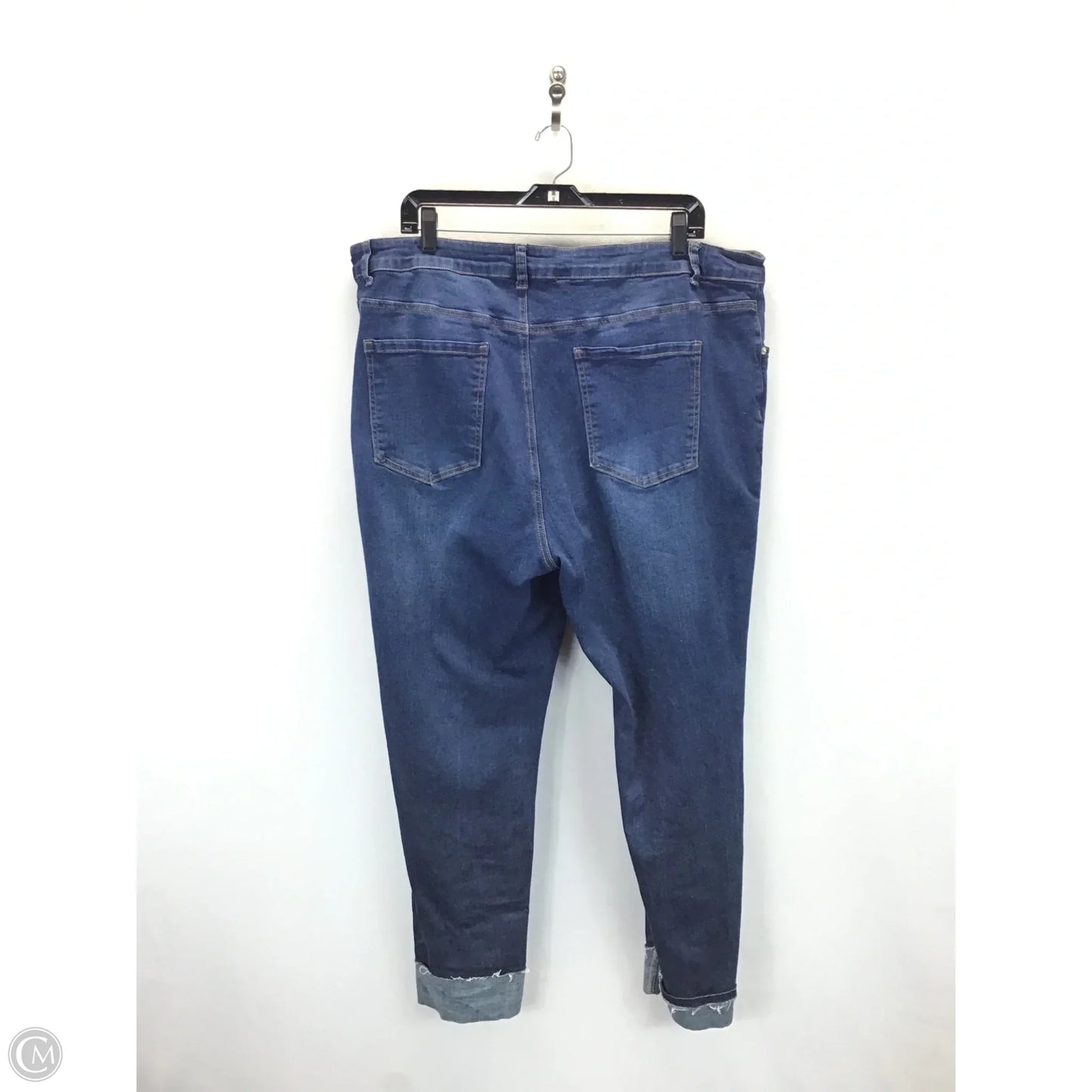 Jeans Boot Cut By Shein In Blue Denim, Size: 4x