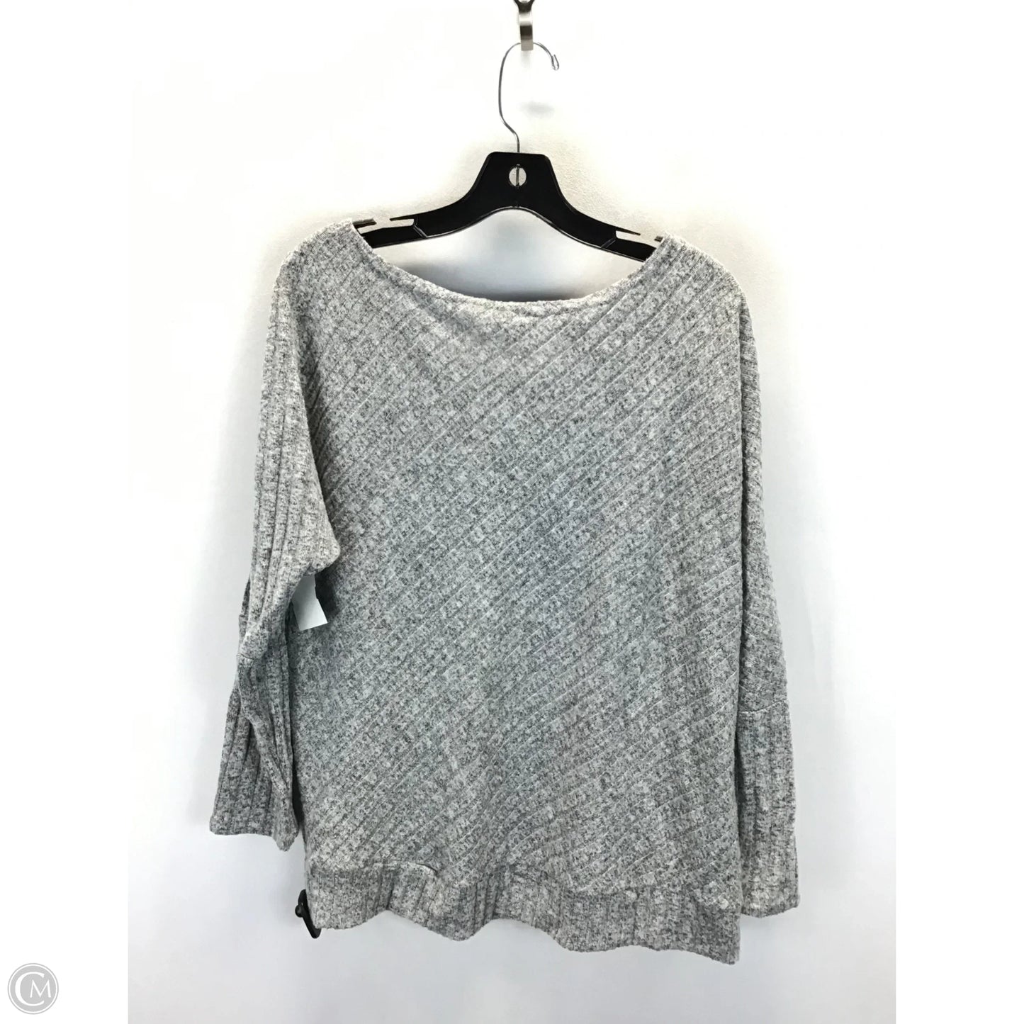 Top Long Sleeve Basic By Juicy Couture In Grey, Size: L