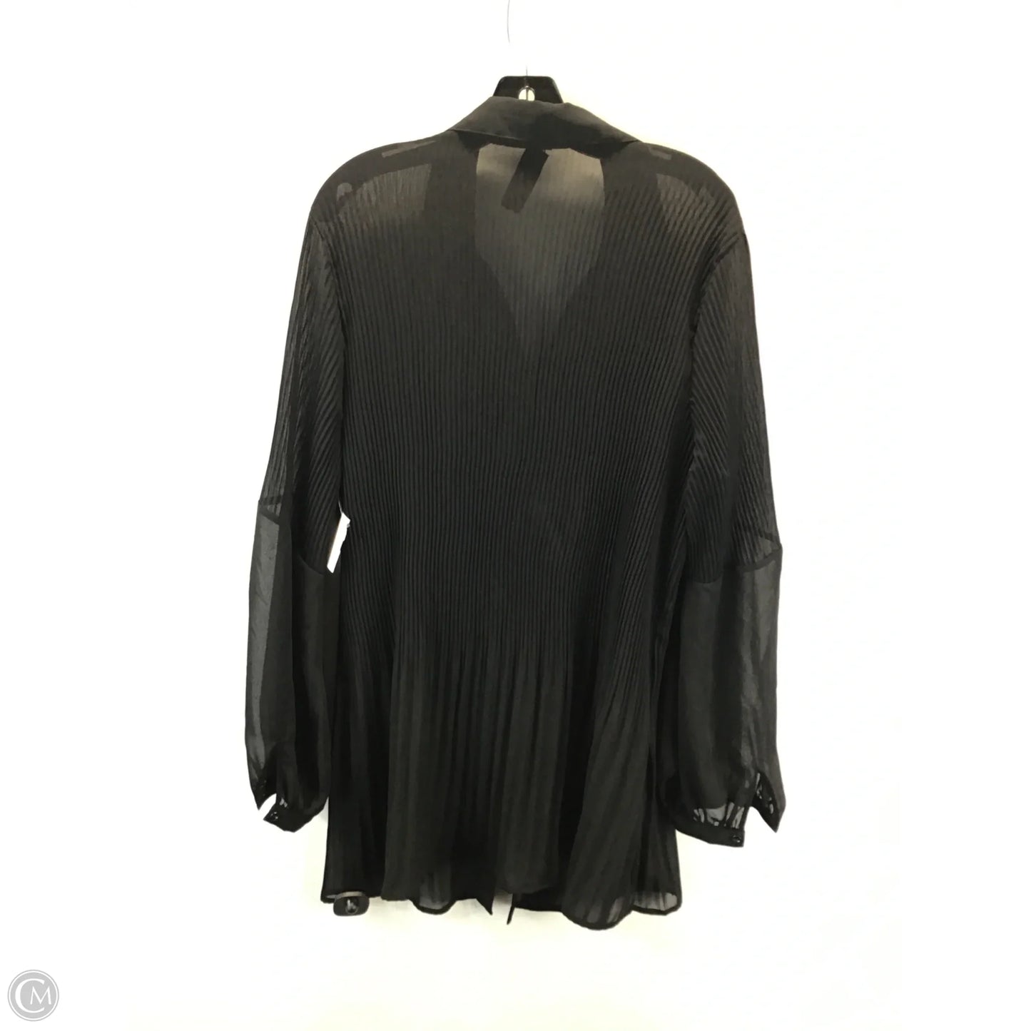 Tunic Long Sleeve By Lane Bryant In Black, Size: 1x