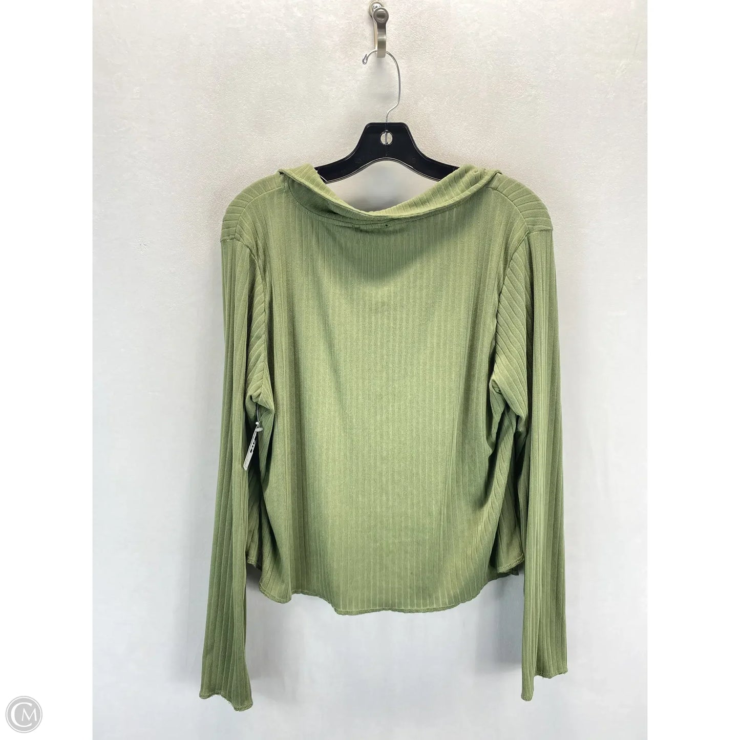 Top Long Sleeve By Love In Green, Size: 2x