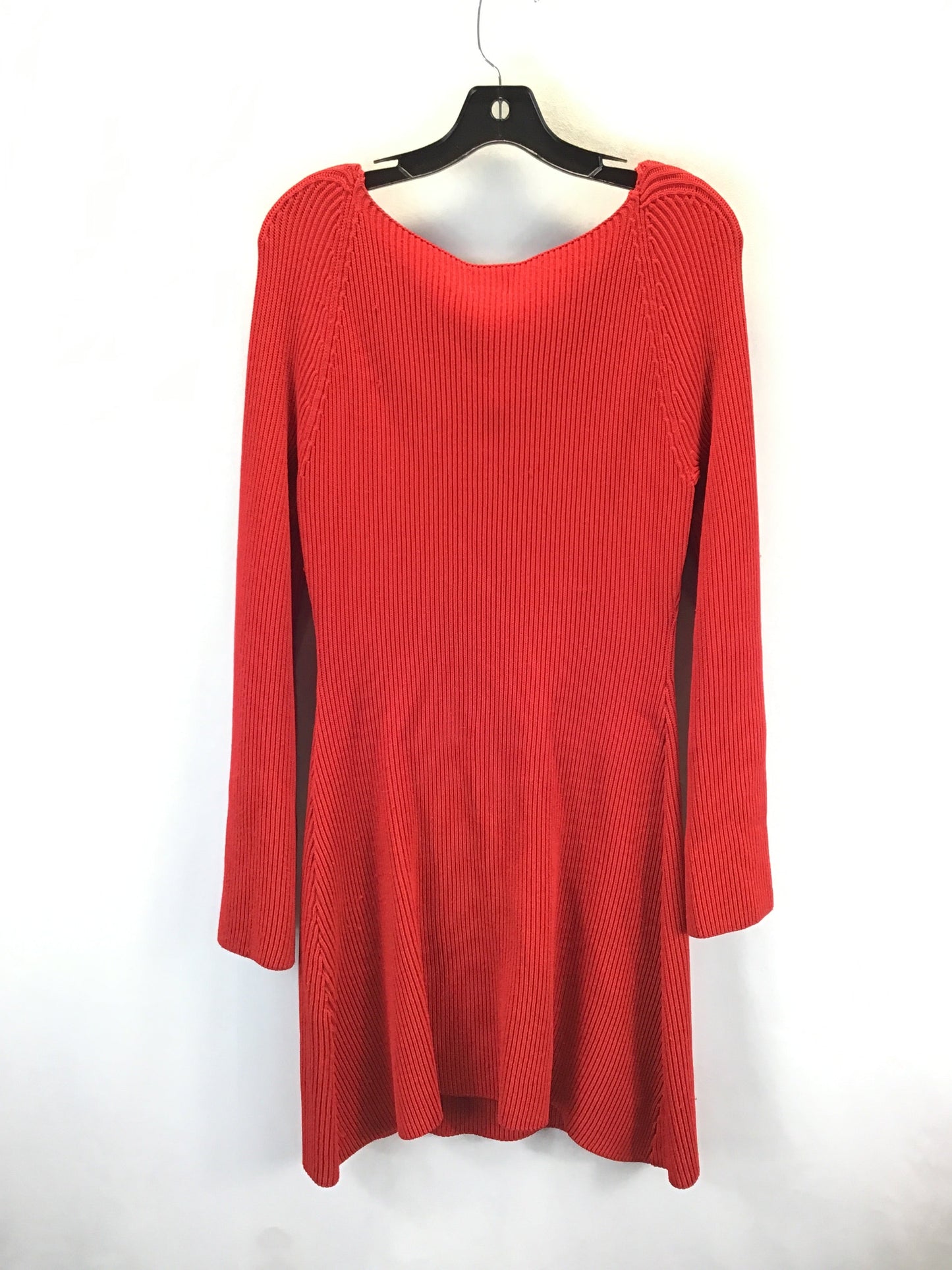 Dress Sweater By H&m In Red, Size: L