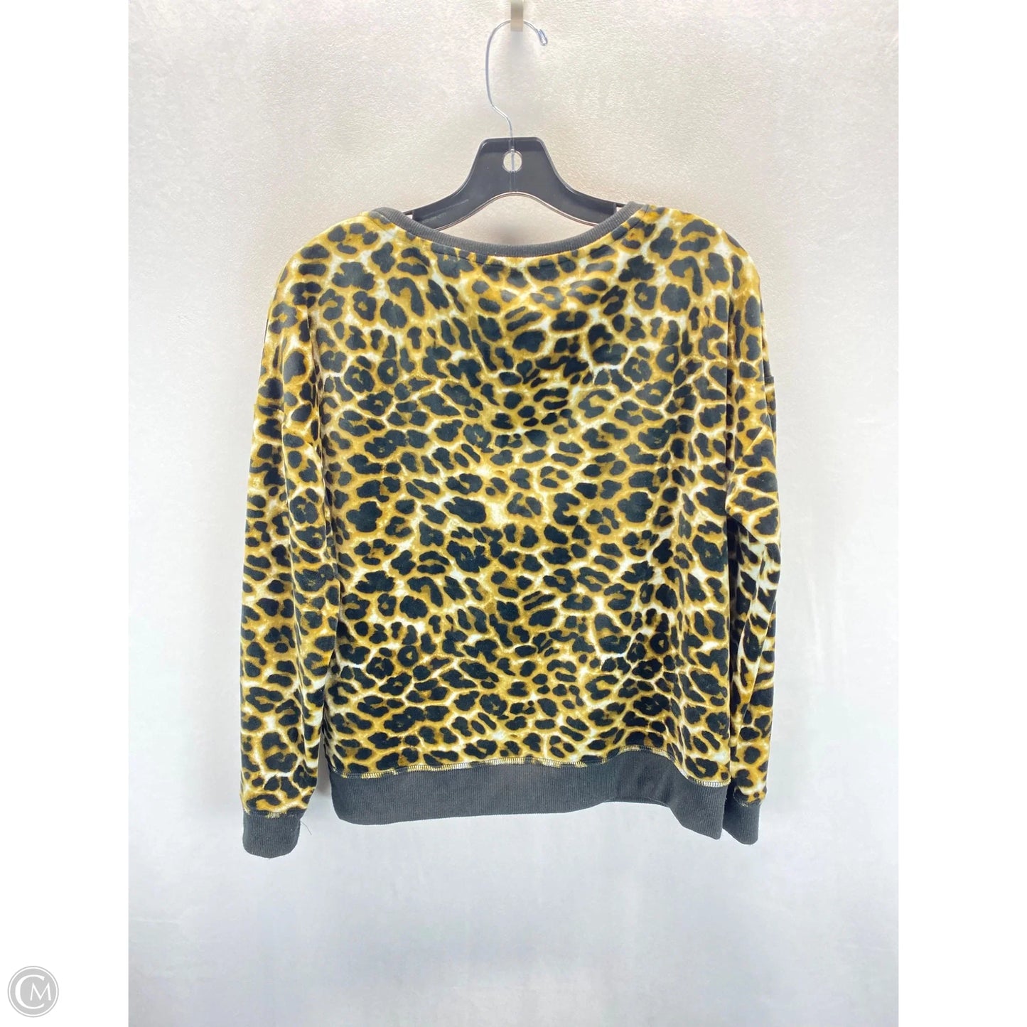 Sweatshirt Collar By New York And Co In Leopard Print, Size: S
