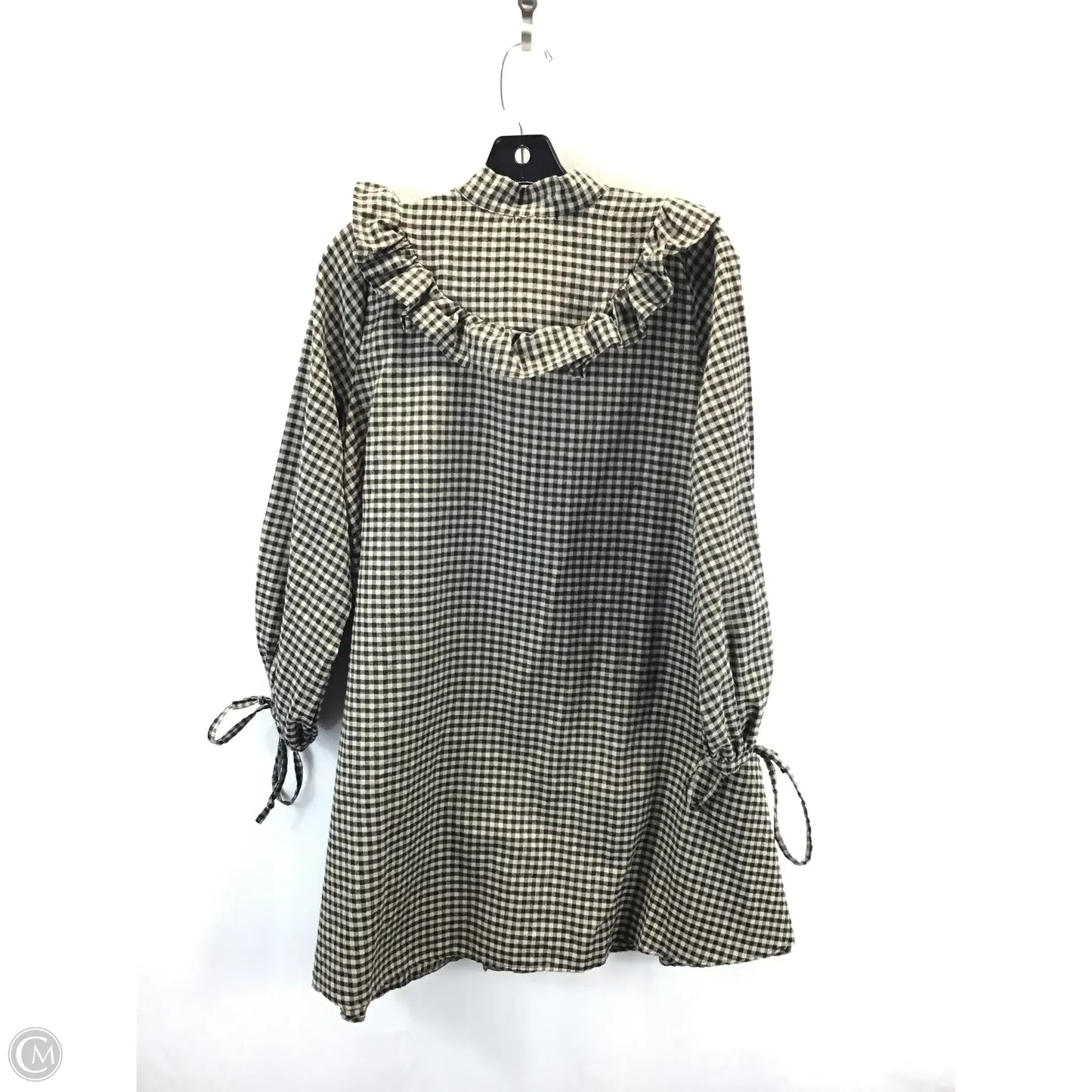 Dress Casual Short By Boohoo Boutique In Black & Tan, Size: 4