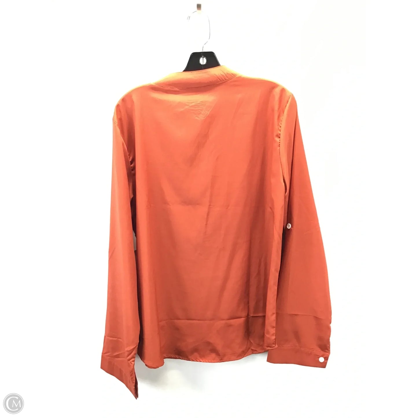 Top Long Sleeve Basic By Clothes Mentor In Orange, Size: 2x
