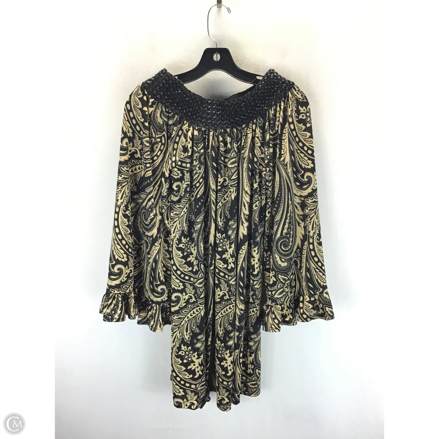 Dress Casual Short By Clothes Mentor In Black & Tan, Size: S