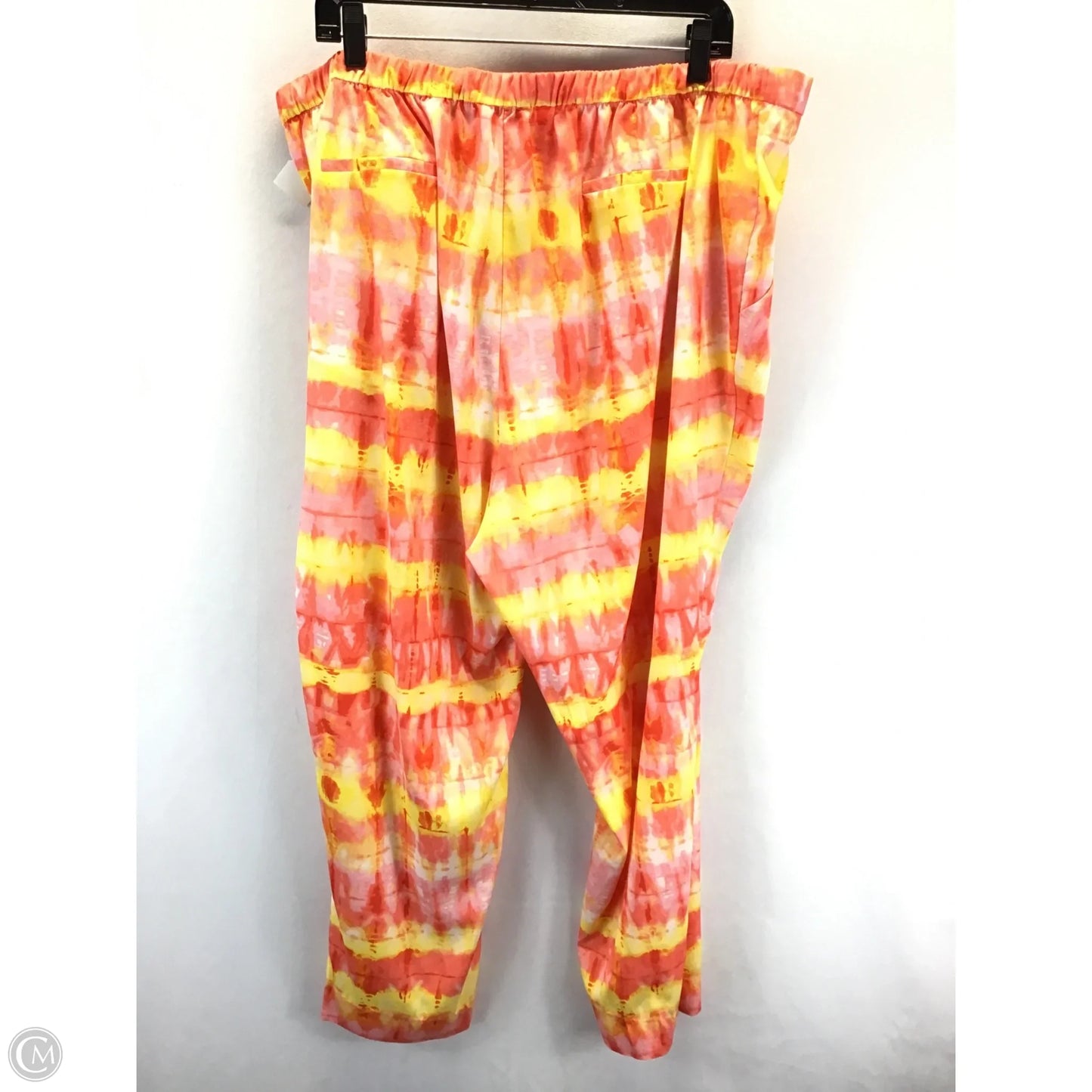 Pants Other By Calvin Klein In Orange & Yellow, Size: 1x