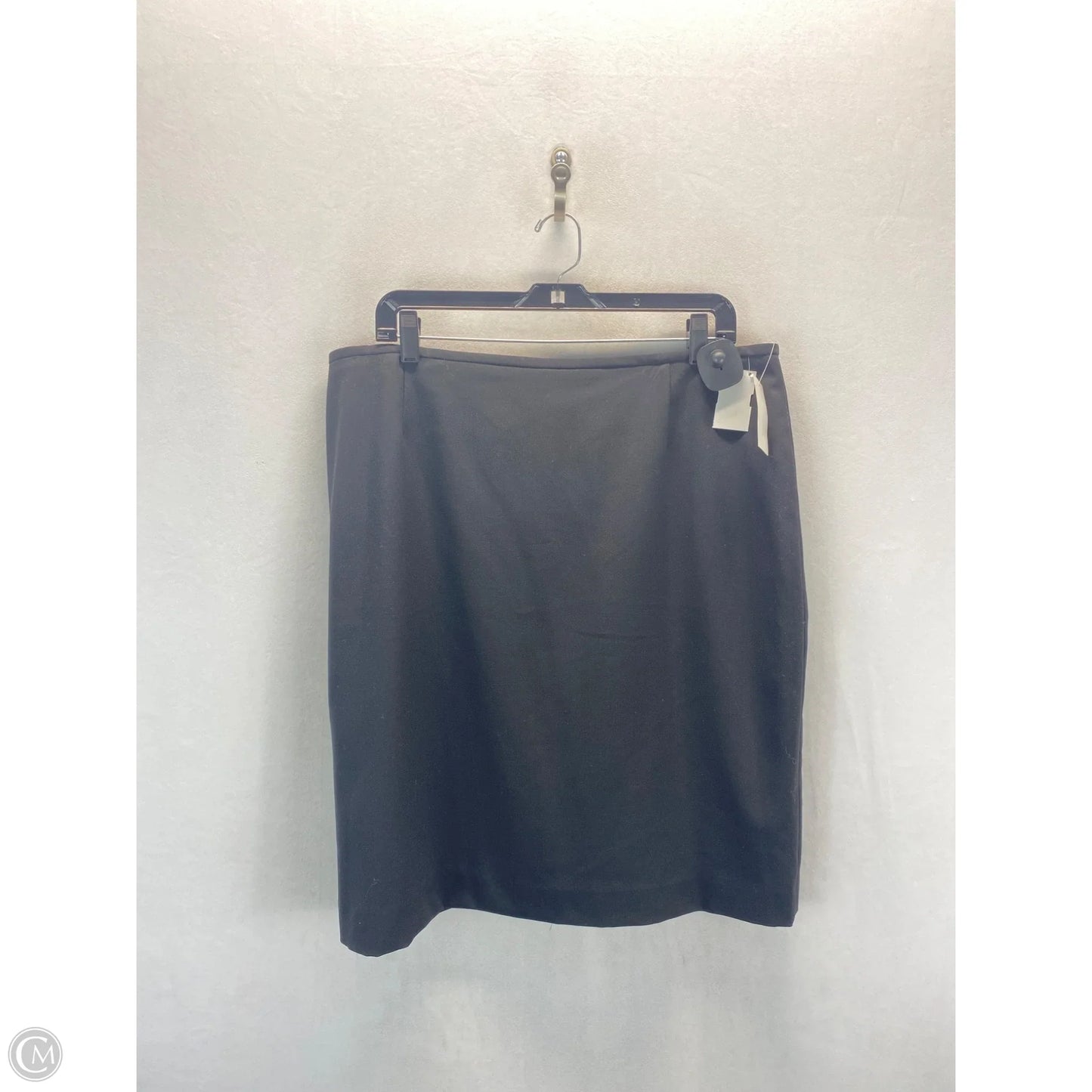 Skirt Midi By Tahari By Arthur Levine In Black, Size: 16