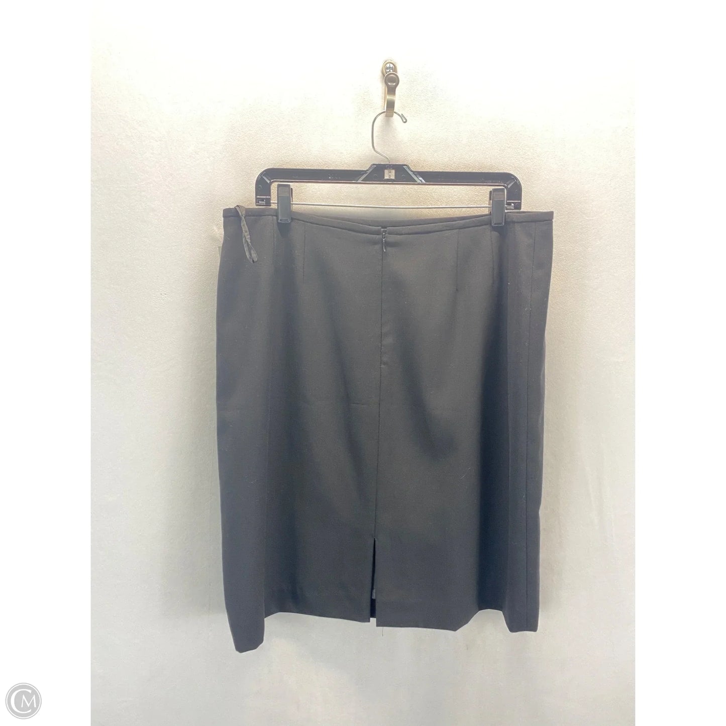 Skirt Midi By Tahari By Arthur Levine In Black, Size: 16