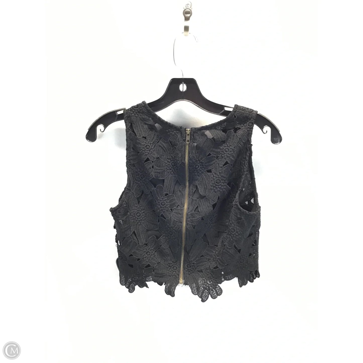 Top Sleeveless By Lush In Black, Size: M