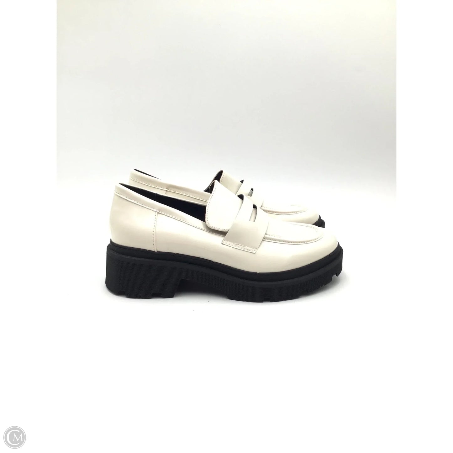 Shoes Sneakers Platform By Aqua In Black & White, Size: 9