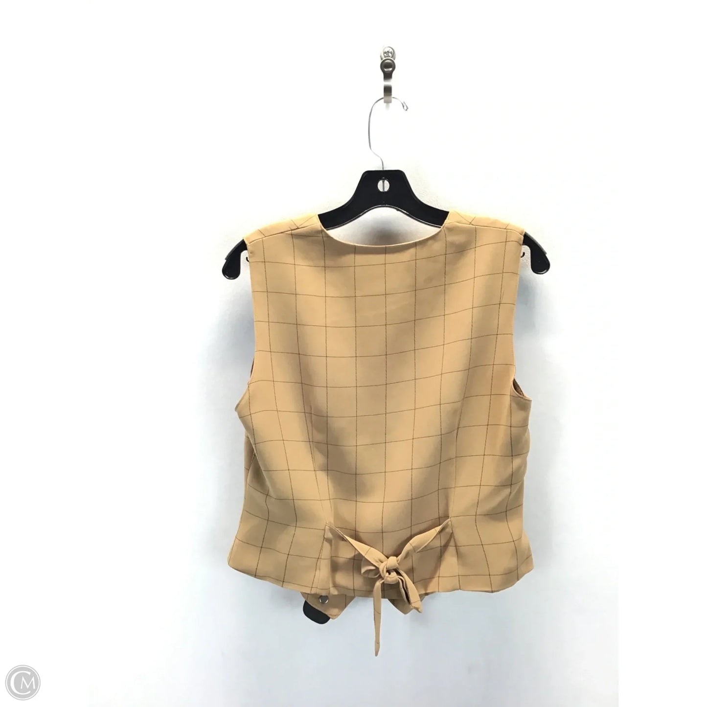 Vest Designer By Michele In Tan, Size: S