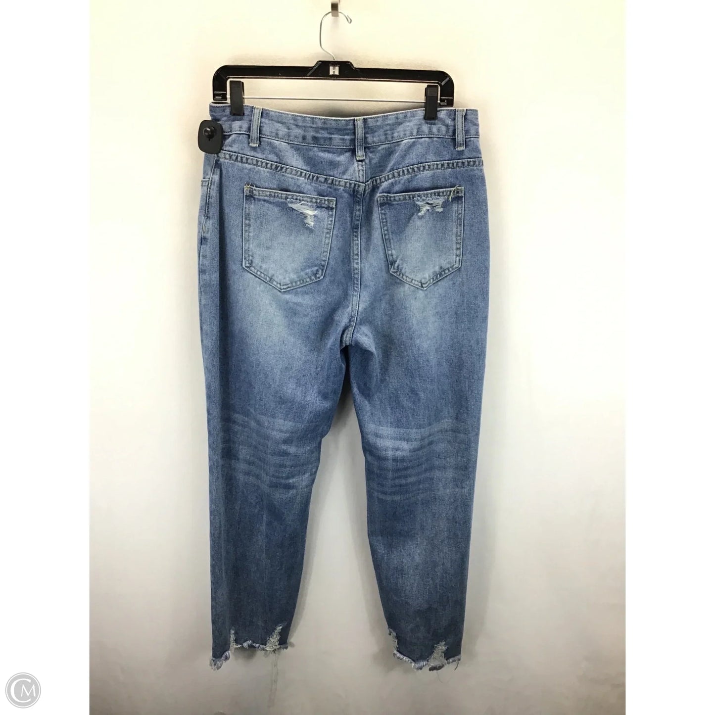 Jeans Straight By Shein In Blue Denim, Size: 12